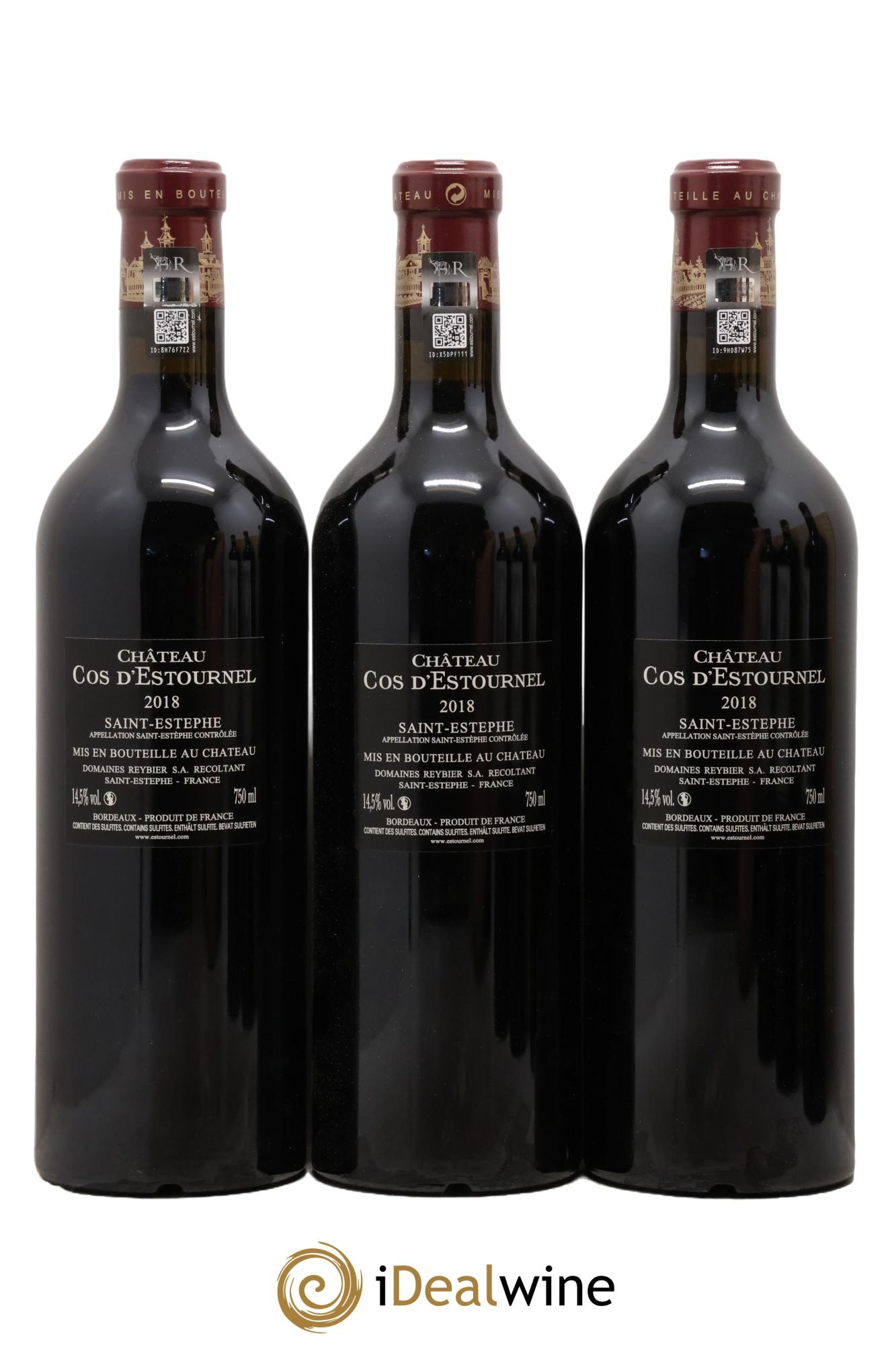 Cos d'Estournel 2ème Grand Cru Classé 2018 - Posten von 6 Flaschen - 1
