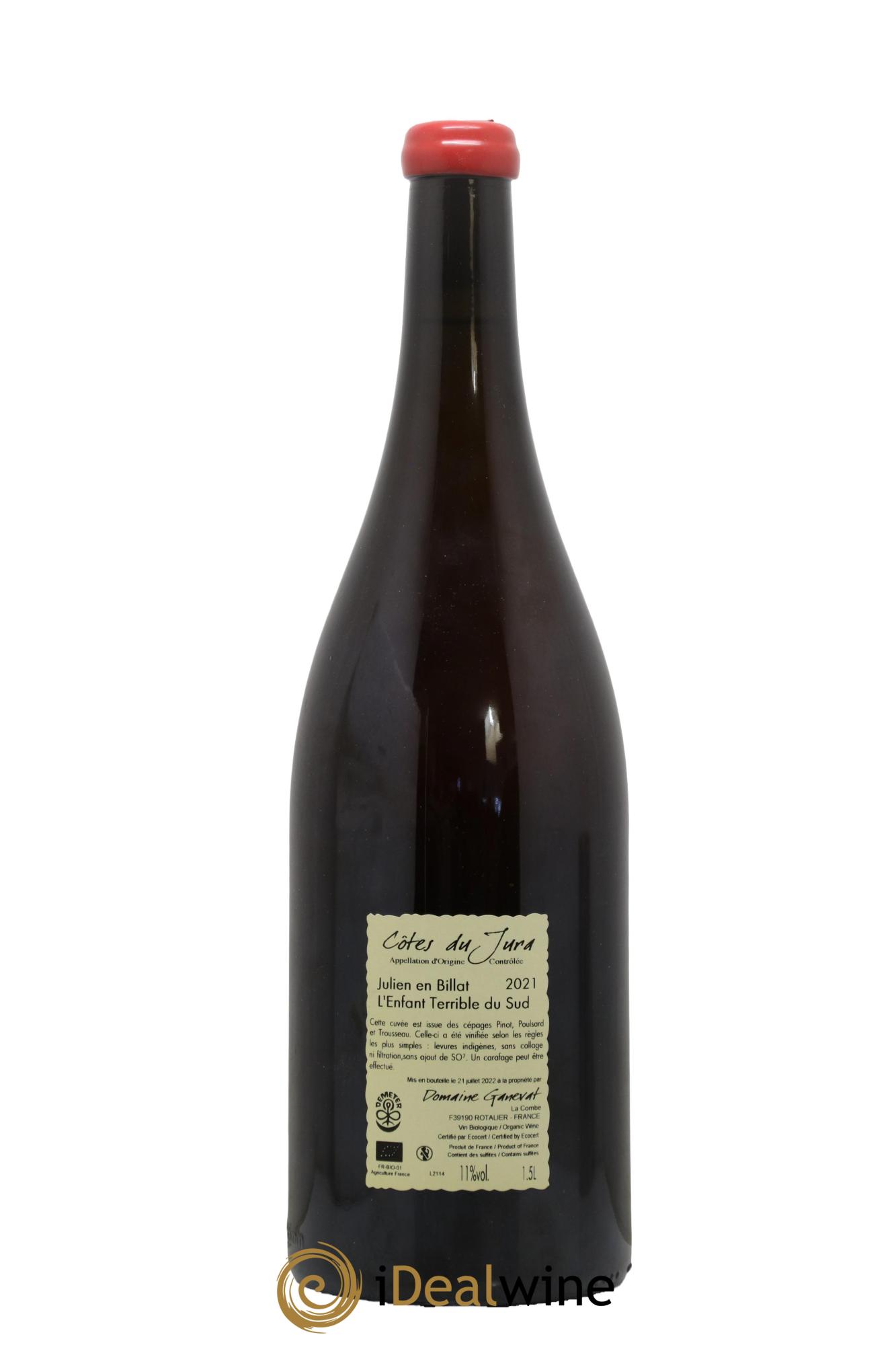 Côtes du Jura Julien en Billat l'enfant terrible du Sud Jean-François Ganevat (Domaine) 2021 - Lot de 1 magnum - 1
