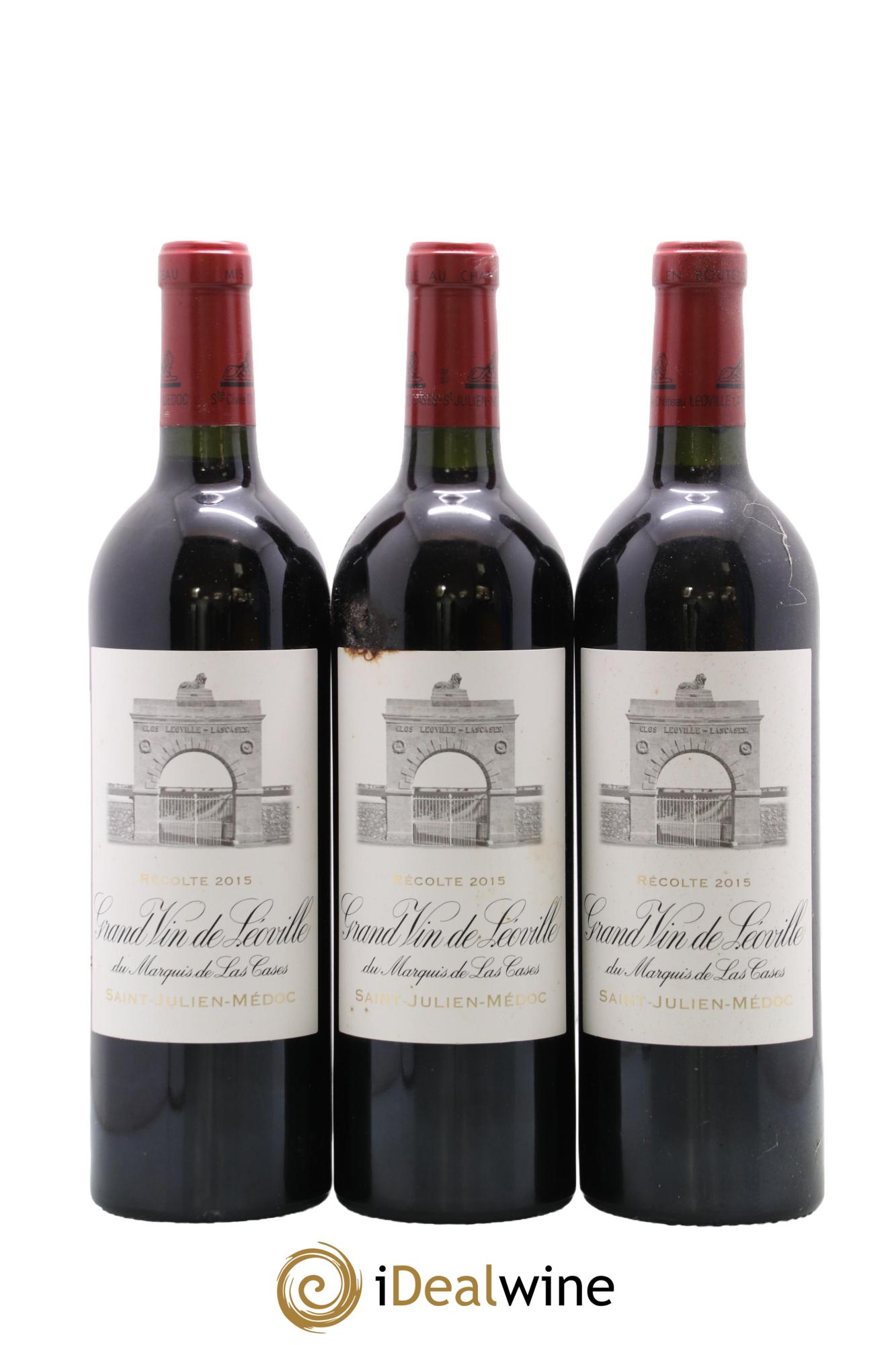 Château Léoville Las Cases 2ème Grand Cru Classé 2015 - Lotto di 6 bottiglie - 3