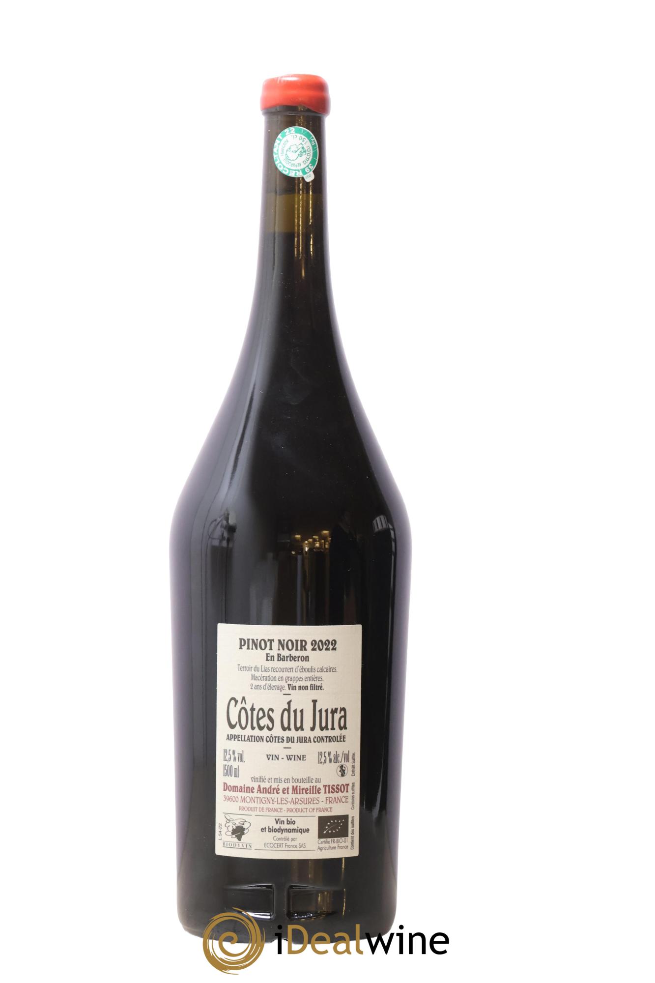 Côtes du Jura En Barberon Bénédicte et Stéphane Tissot 2022 - Lot de 1 magnum - 1