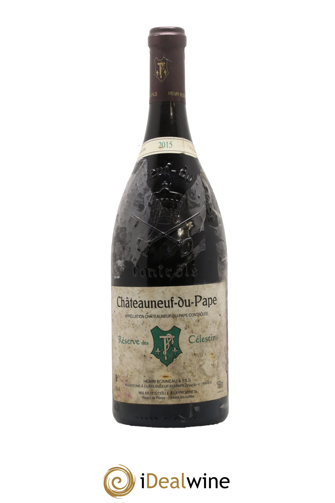 Châteauneuf-du-Pape Réserve des Célestins Henri Bonneau & Fils 2015 - Lot de 1 magnum - 0
