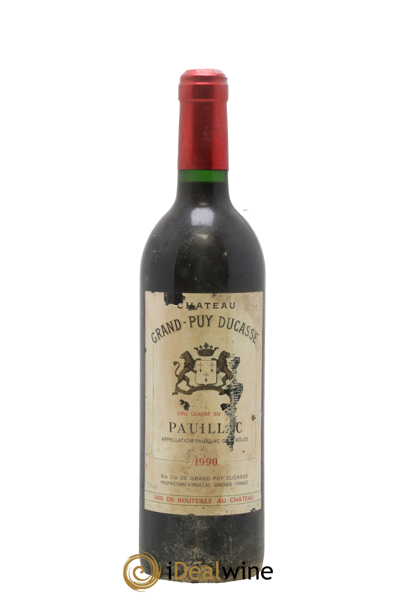 Château Grand Puy Ducasse 5ème Grand Cru Classé 1990 - Lot de 1 bouteille - 0