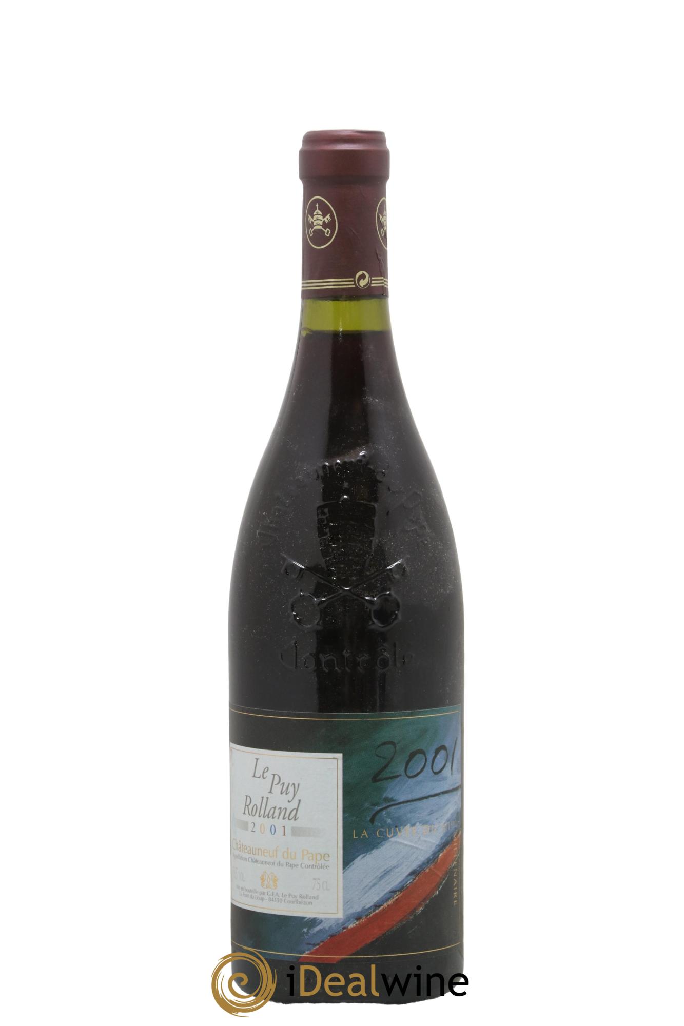 Châteauneuf-du-Pape Cuvée Du III Millénaire Le Puy Rolland Font Du Loup 2001 - Lot of 1 bottle - 0
