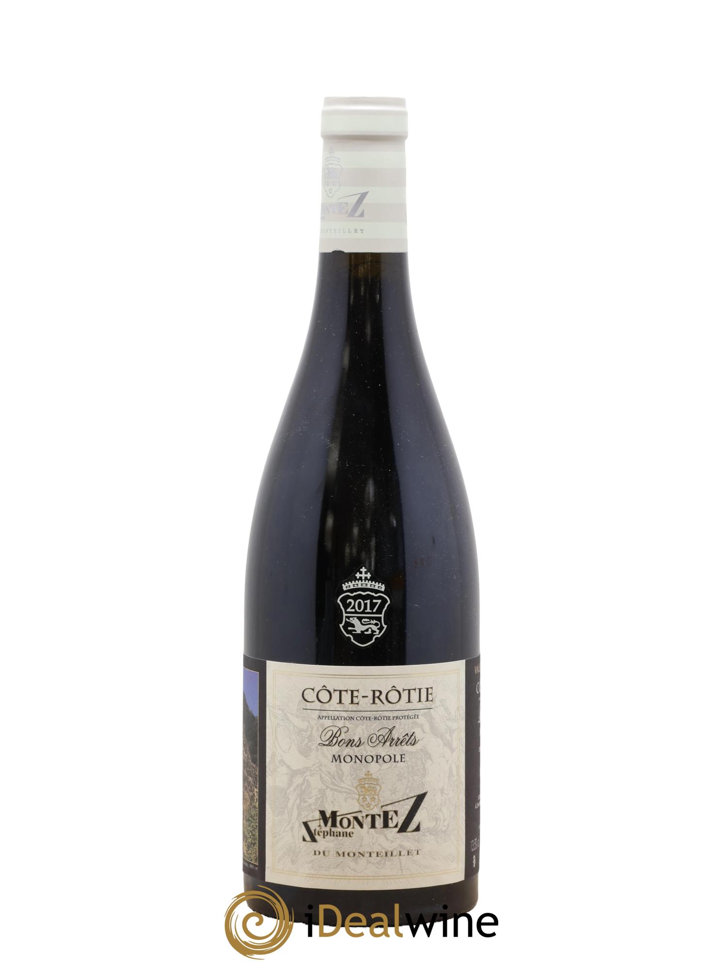 Côte-Rôtie Bons Arrêts Monteillet (Domaine du) - Stéphane Montez 2017 - Lot de 1 bouteille - 0