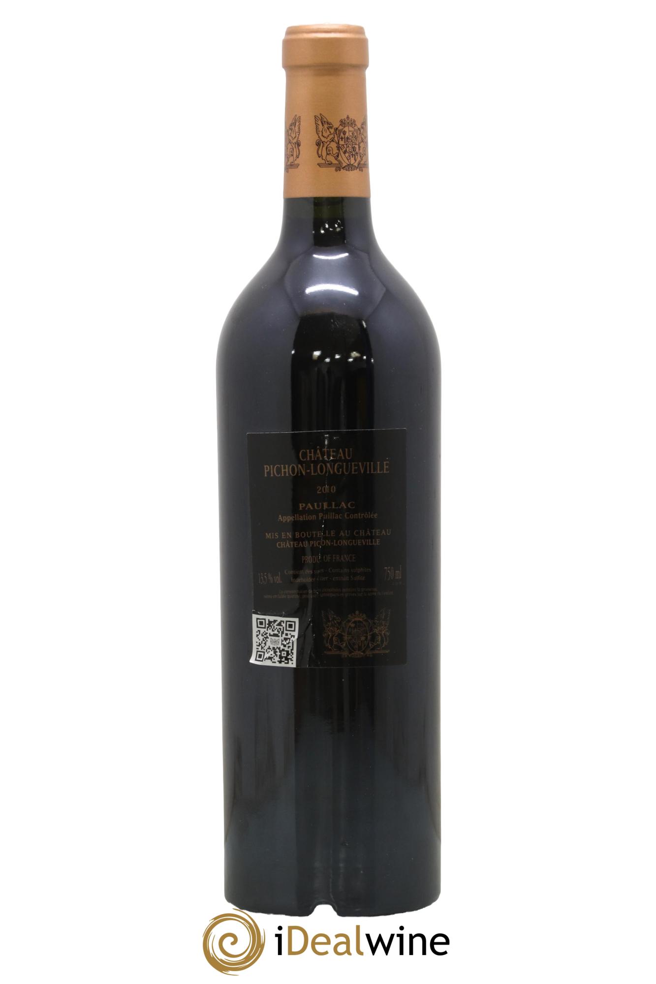 Pichon Longueville Baron 2ème Grand Cru Classé 2010 - Lot of 1 bottle - 1