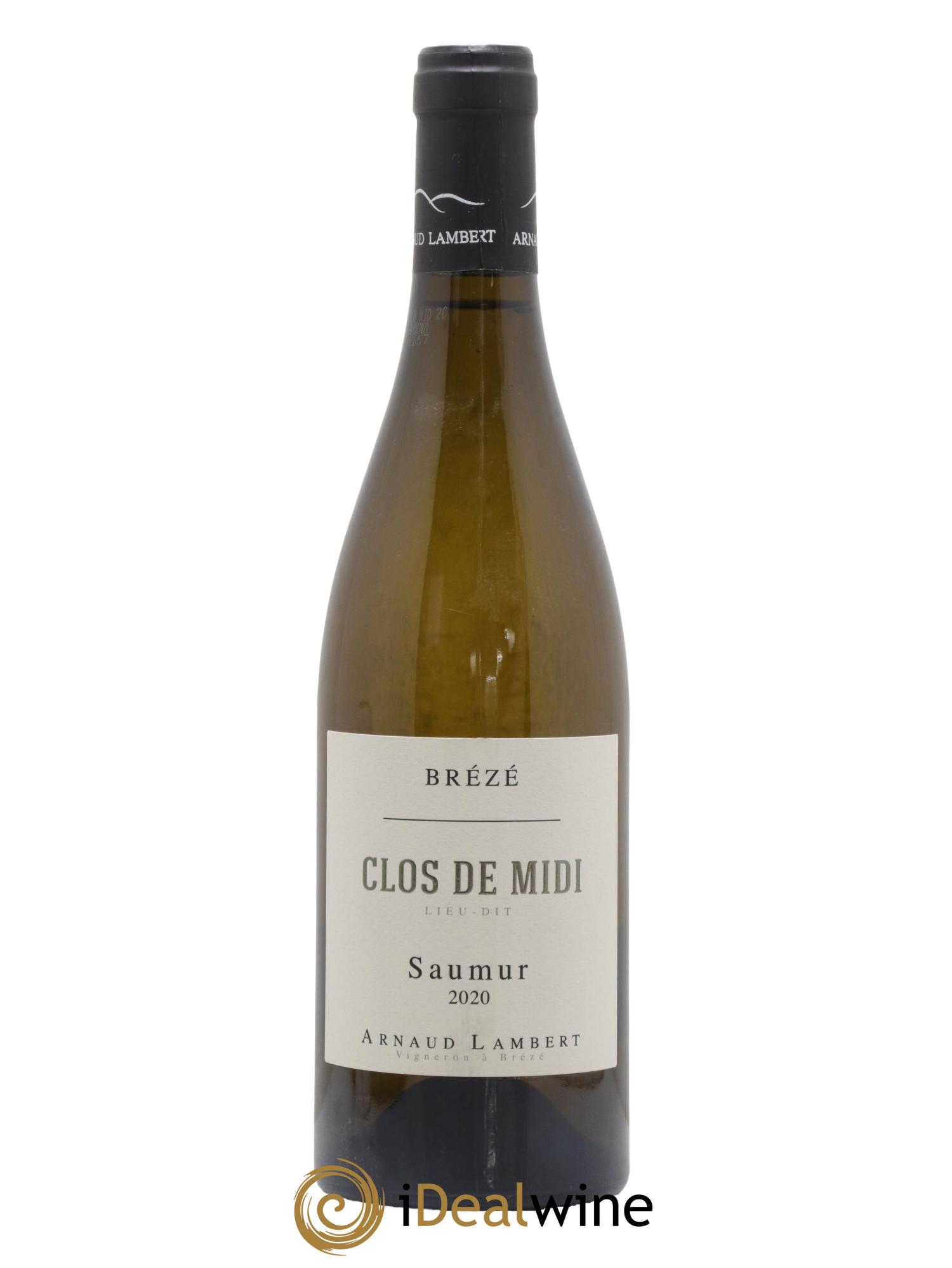 Saumur Brézé Clos de Midi Arnaud Lambert 2020 - Lot de 1 bouteille - 0
