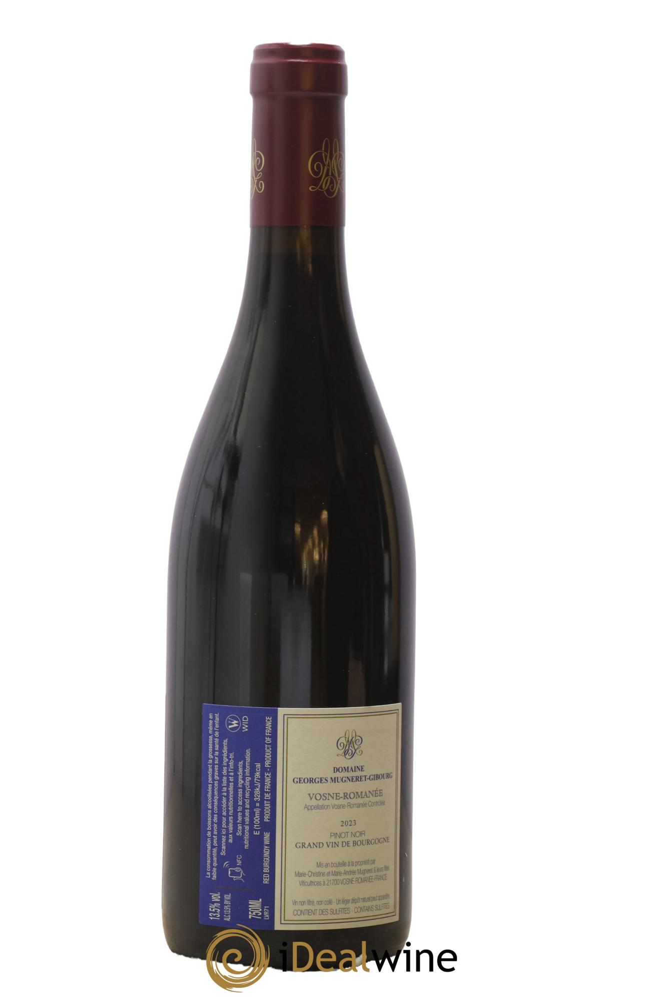 Vosne-Romanée Mugneret-Gibourg (Domaine) 2023 - Lot de 1 bouteille - 1
