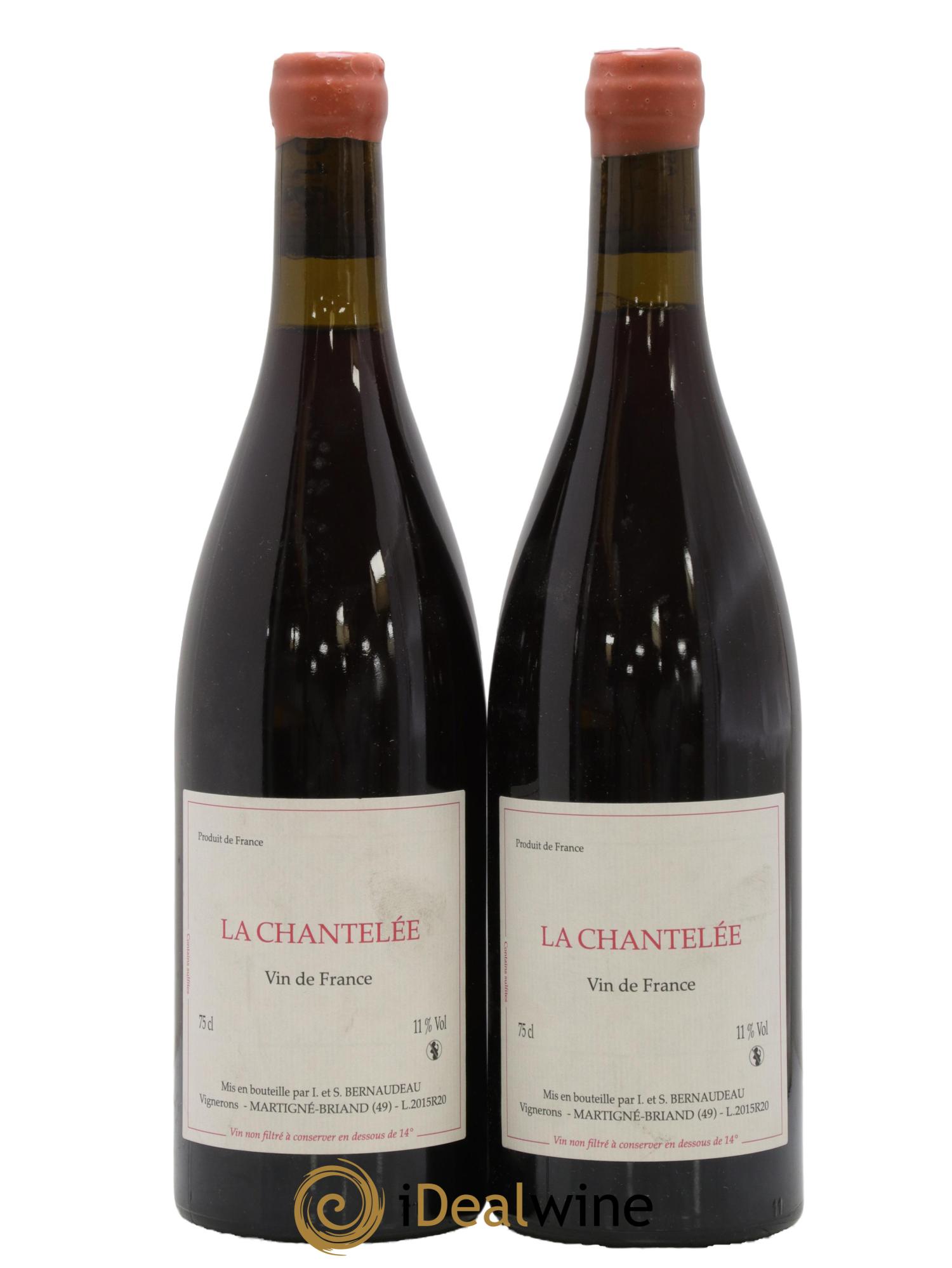 Vin de France La Chantelée Stéphane Bernaudeau (Domaine) 2015 - Lot de 2 bouteilles - 0