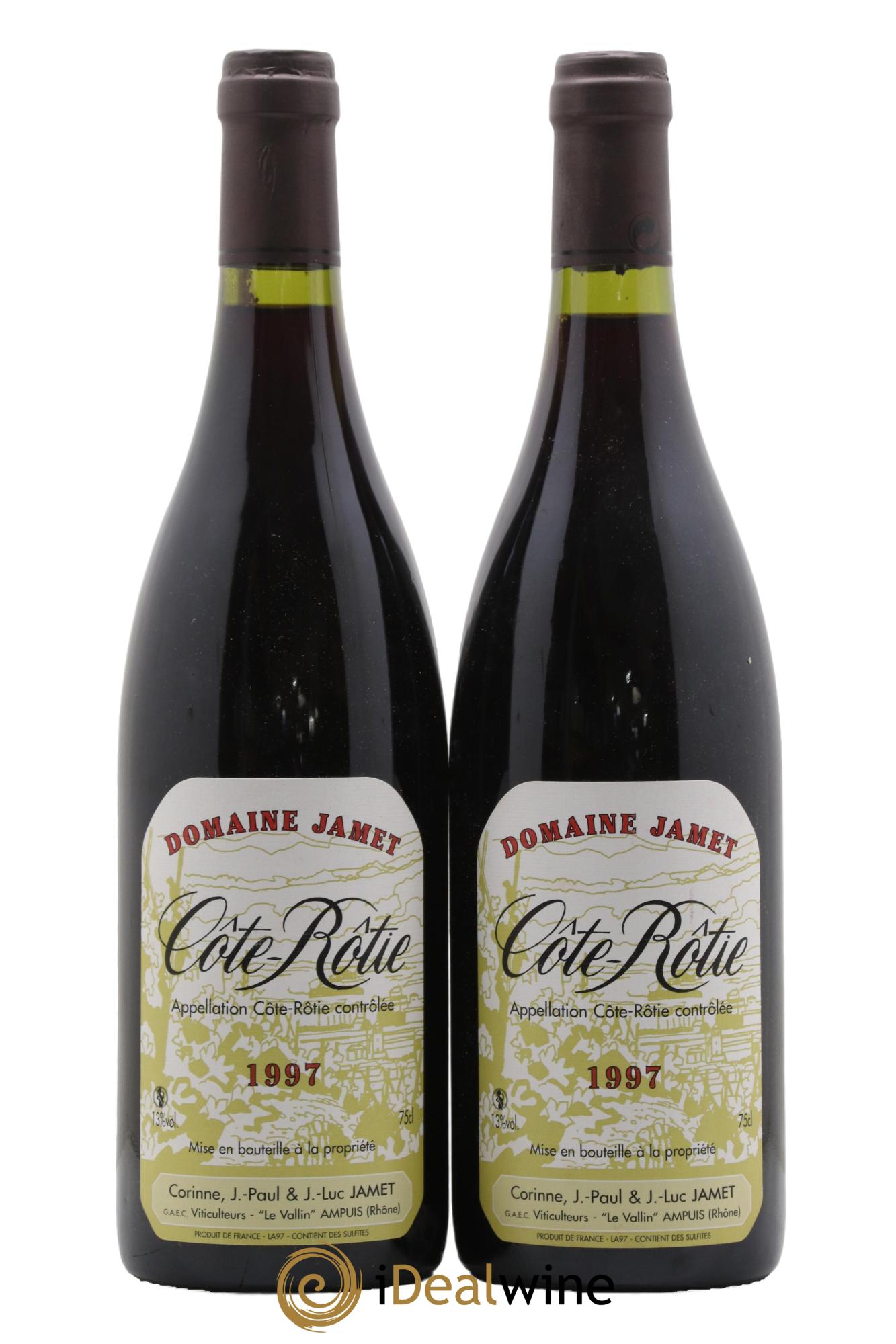 Côte-Rôtie Jamet (Domaine) 1997 - Lotto di 2 bottiglie - 0