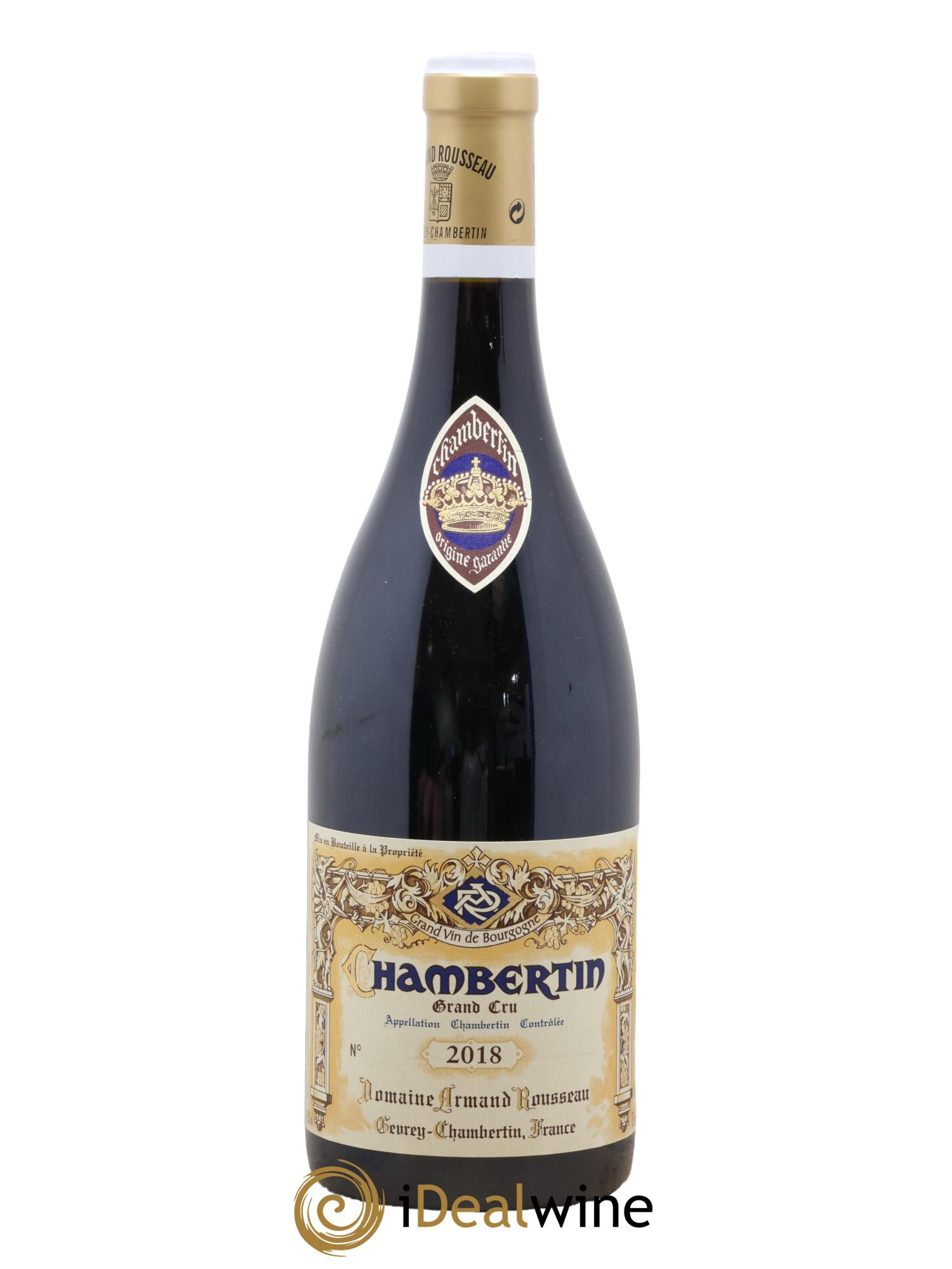 Chambertin Grand Cru Armand Rousseau (Domaine) 2018 - Lot de 1 bouteille - 0