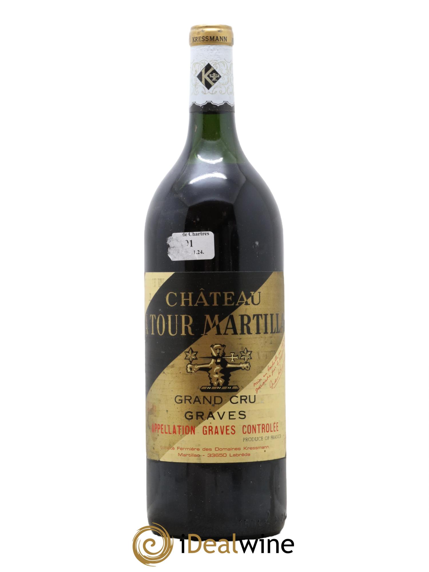 Château Latour-Martillac Cru Classé de Graves 1978 - Lot de 1 magnum - 0