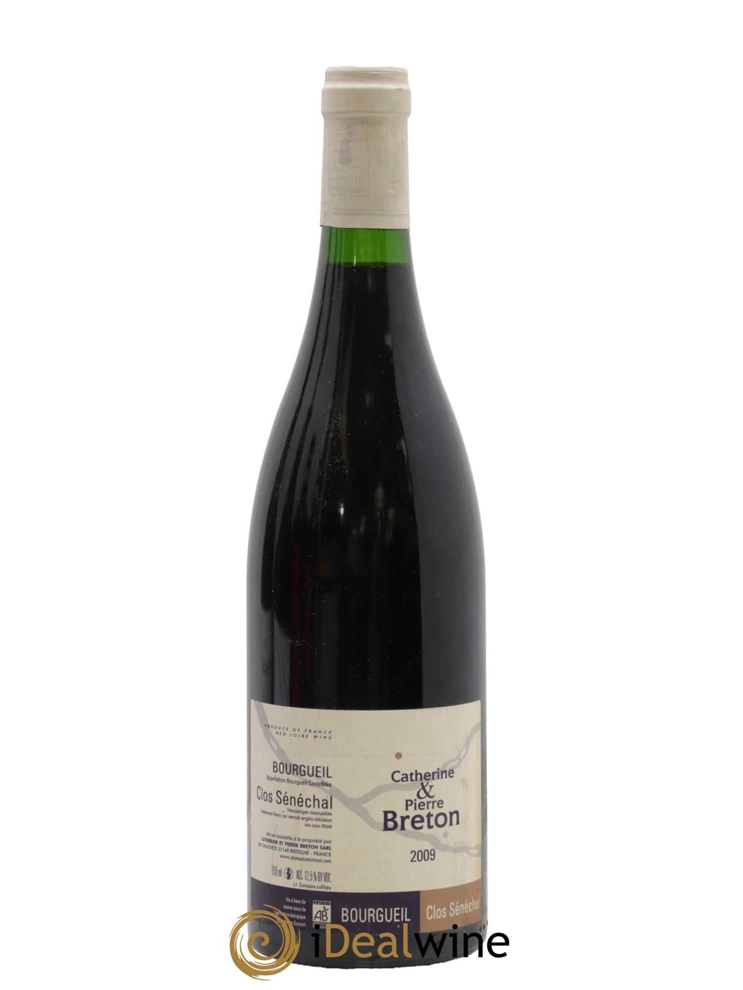 Bourgueil Clos Sénéchal Catherine et Pierre Breton 2009 - Lot de 1 bouteille - 0