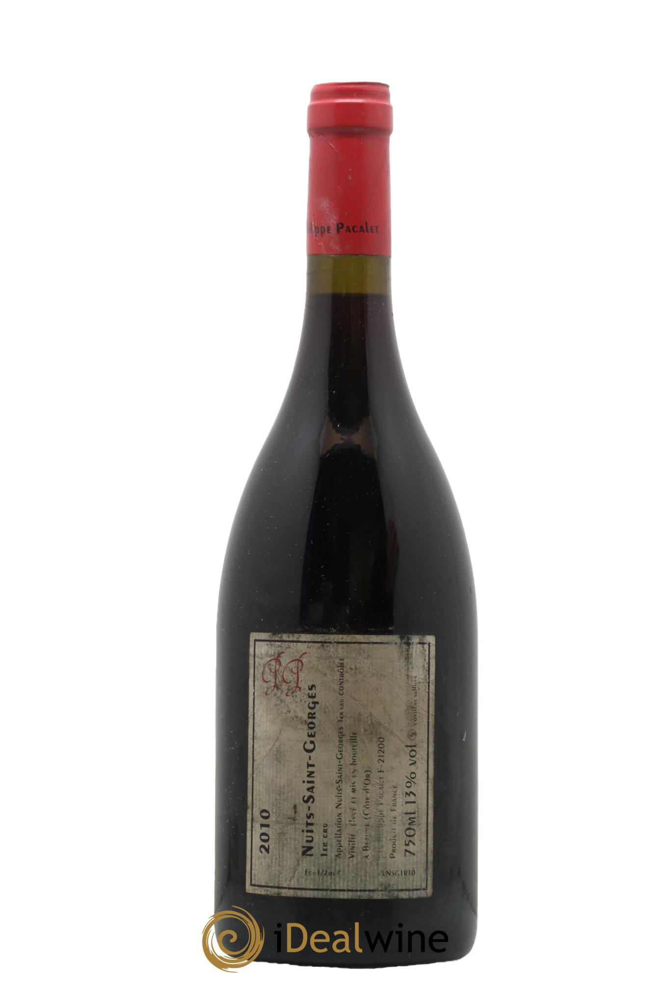 Nuits-Saint-Georges 1er Cru Philippe Pacalet  2010 - Posten von 1 Flasche - 1