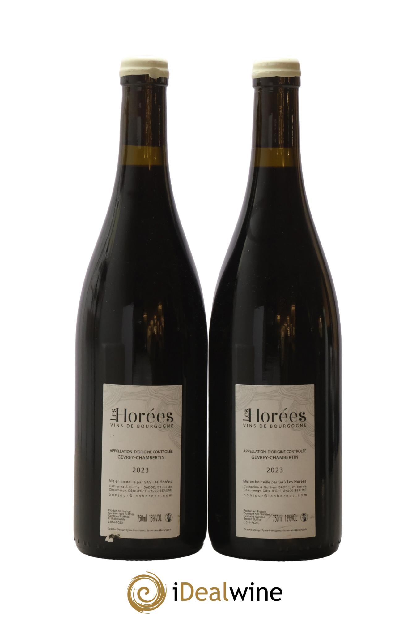 Gevrey-Chambertin J'écris ton nom Les Horées 2023 - Lot de 2 bouteilles - 1