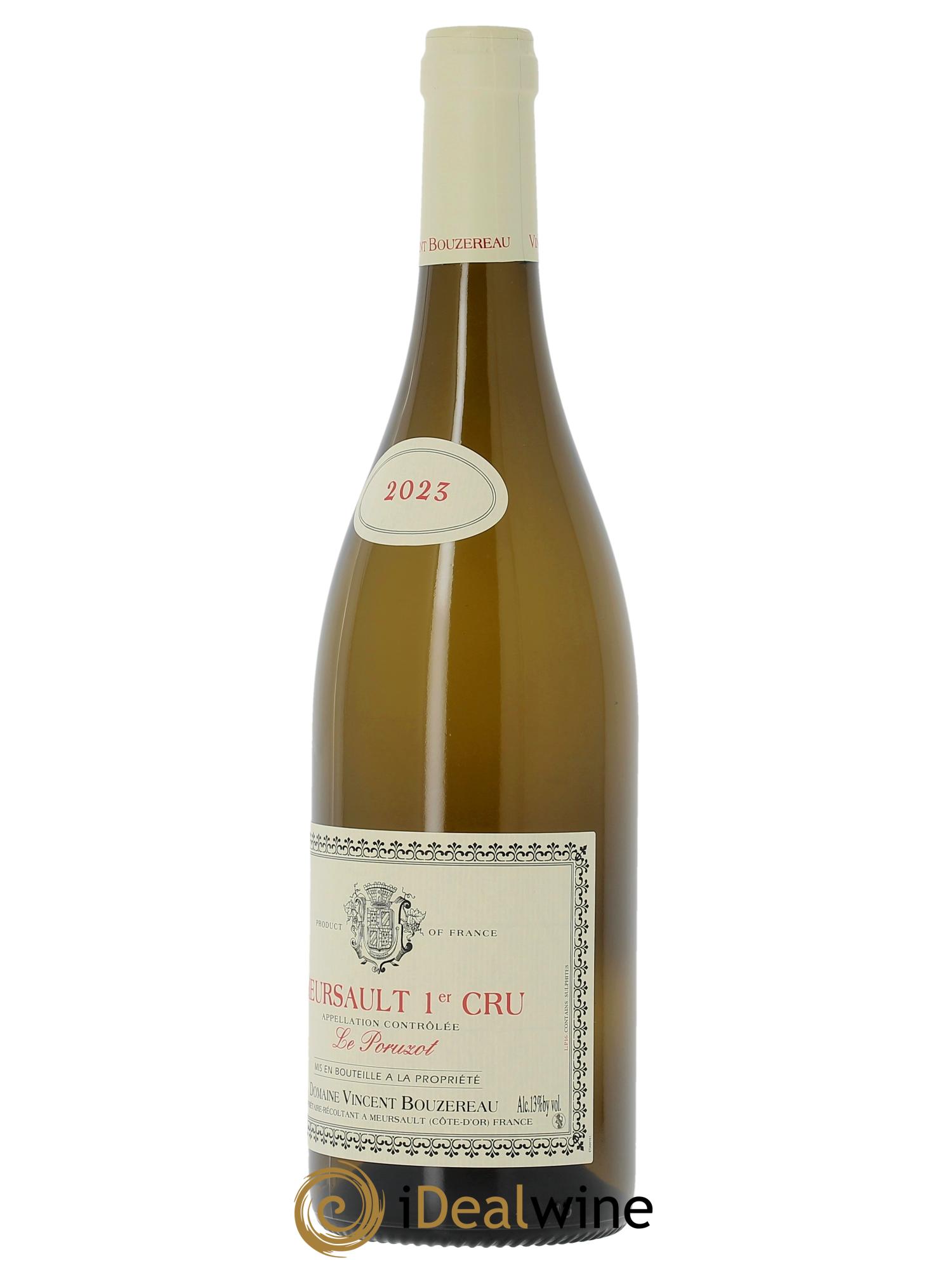 Meursault 1er Cru Le Poruzot Vincent Bouzereau (Domaine)  2023 - Posten von 1 Flasche - 1