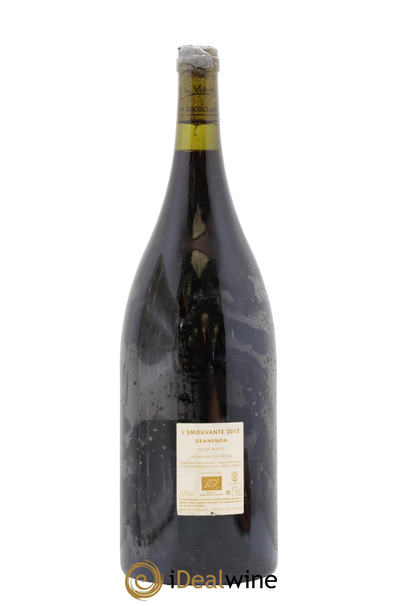 Côtes-du-Rhône L'émouvante Gramenon (Domaine) 2012 - Lotto di 1 magnum - 1