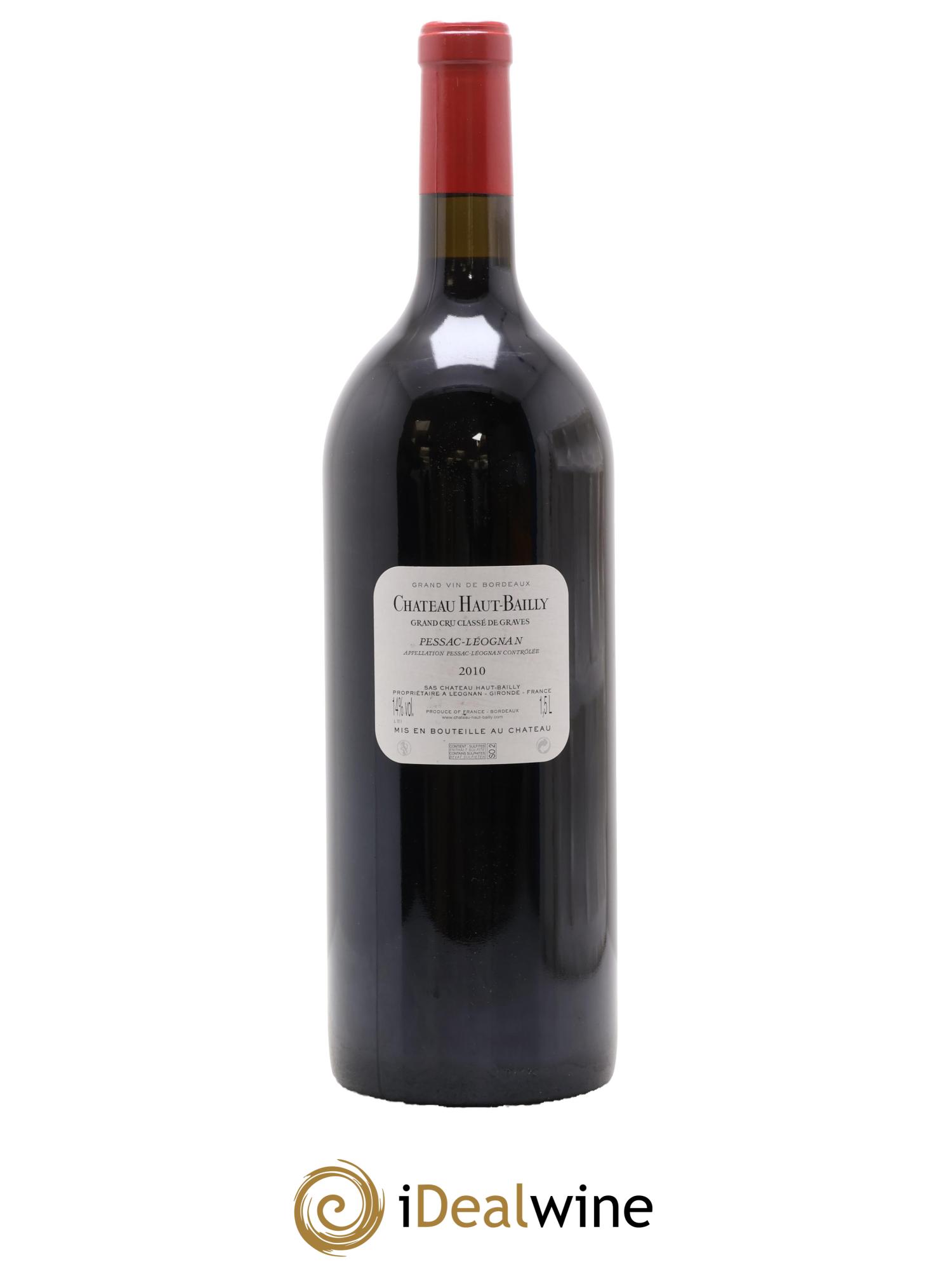 Château Haut-Bailly Cru Classé de Graves 2010 - Lot de 1 magnum - 1