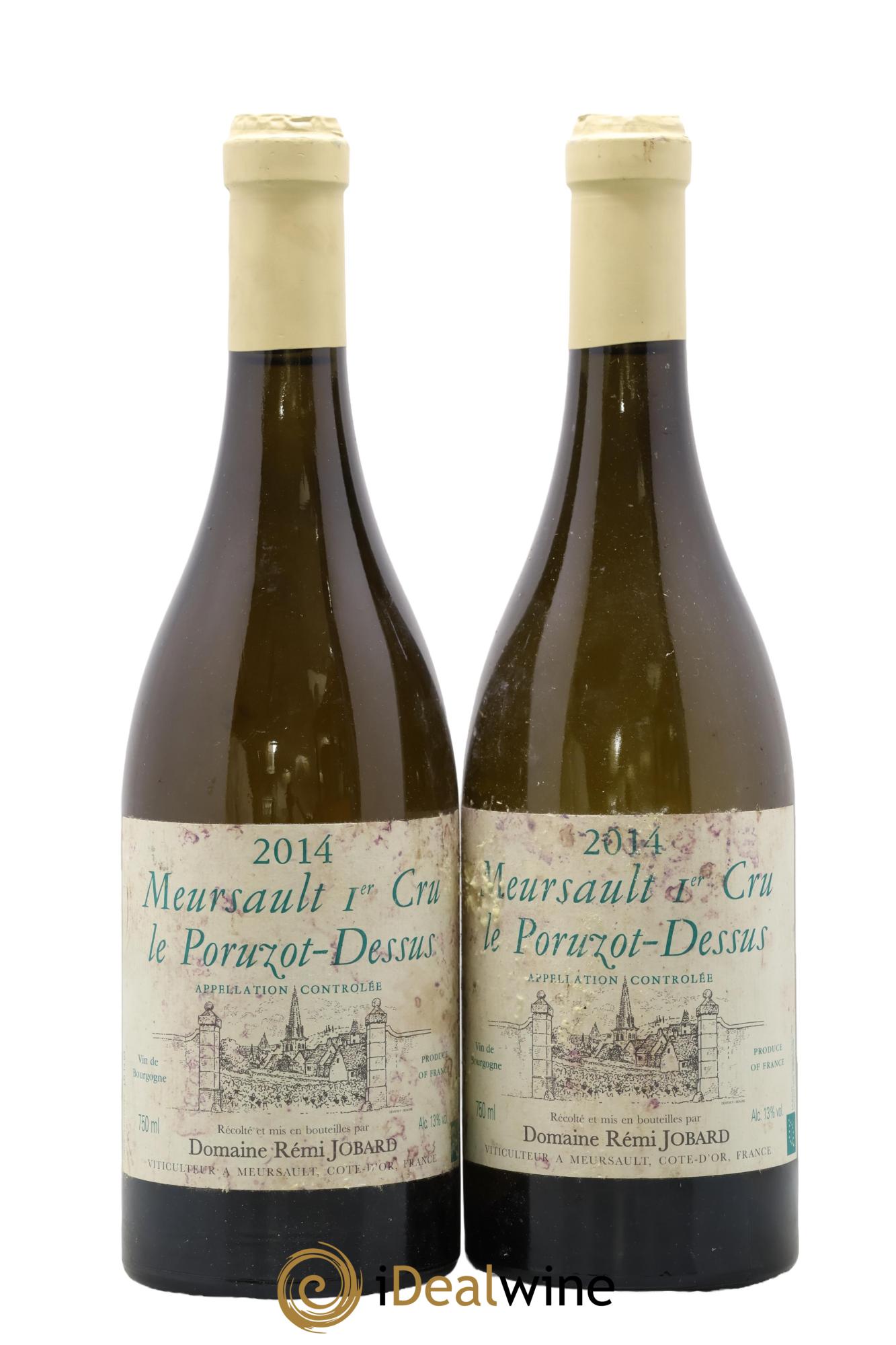 Meursault 1er Cru Le Poruzot-Dessus Rémi Jobard (Domaine) 2014 - Lot of 2 bottles - 0