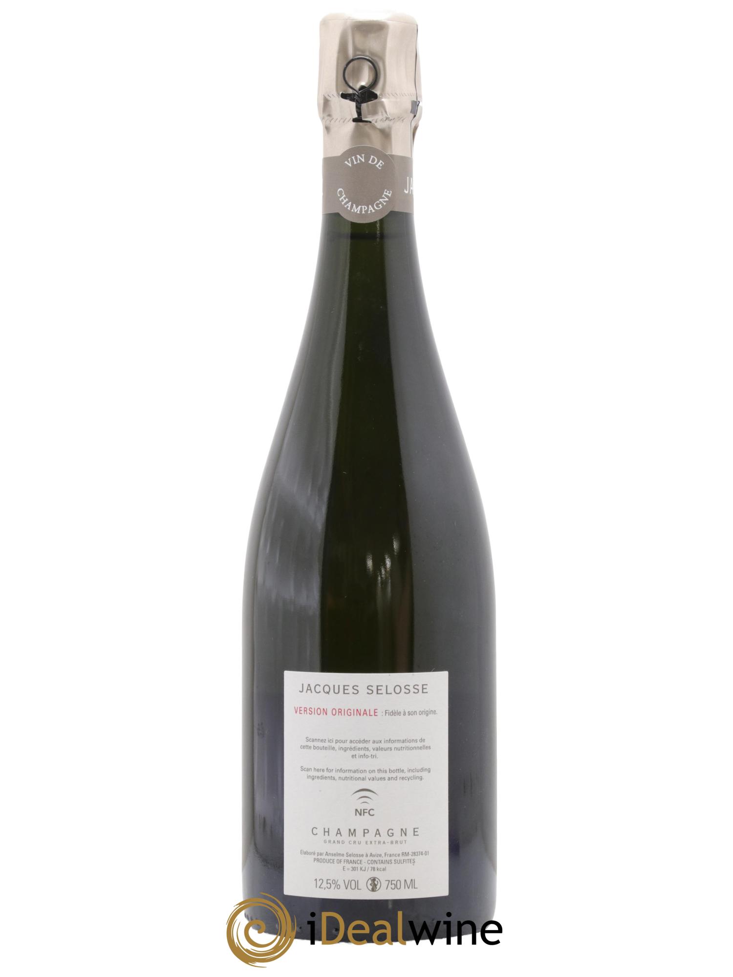 Version Originale Jacques Selosse - Lot of 1 bottle - 1