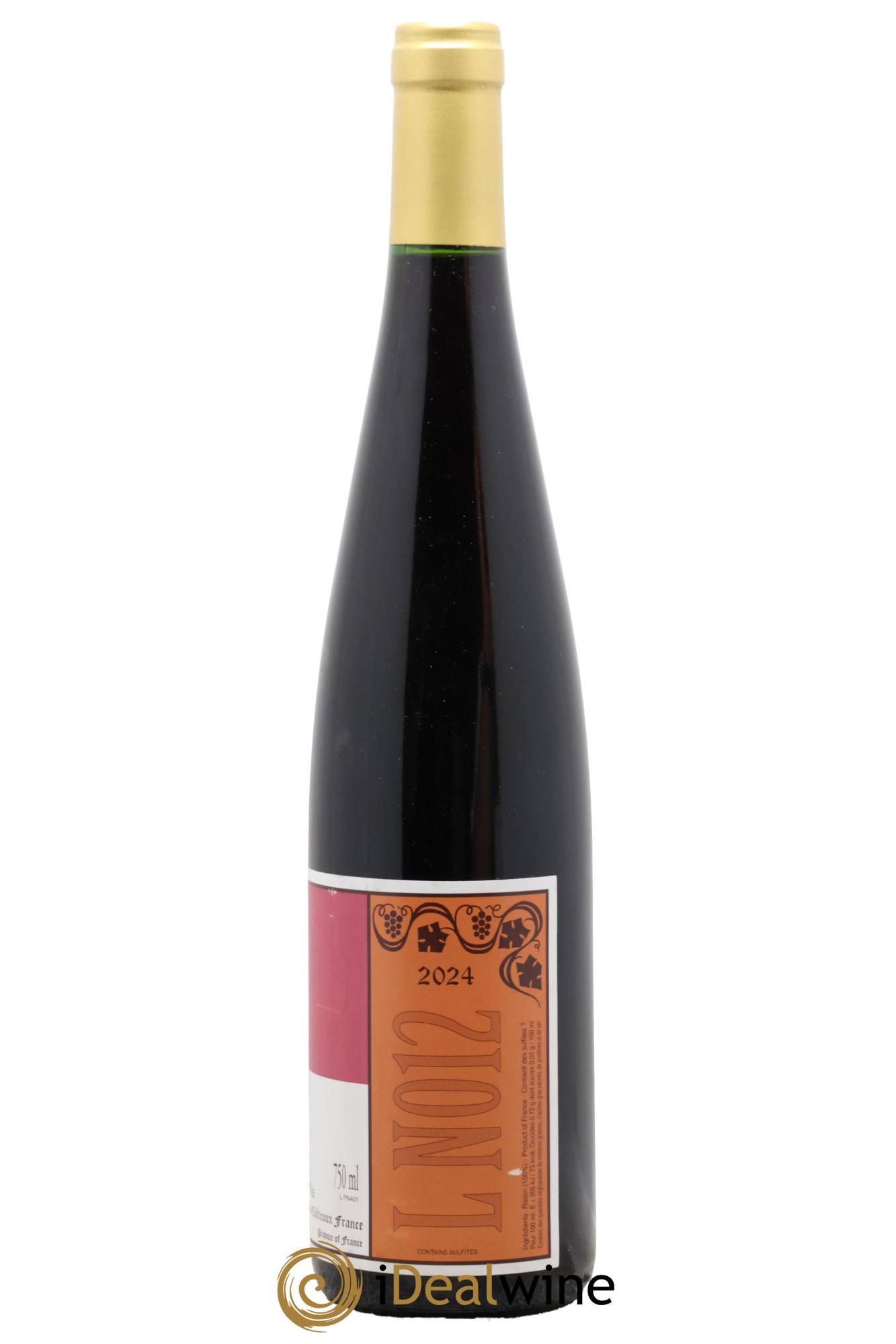 Alsace Pinot Noir LN012 Gérard Schueller (Domaine) Les chaffots Domaine Schmitt 2024 - Lot de 1 bouteille - 1