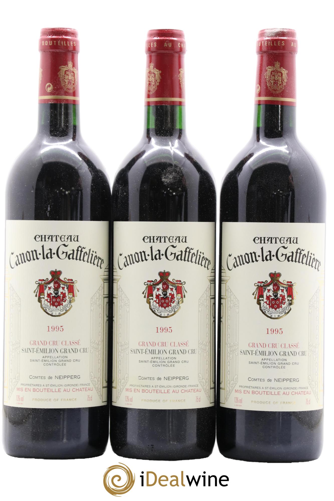 Château Canon la Gaffelière 1er Grand Cru Classé B 1995 - Lot de 12 bouteilles - 4