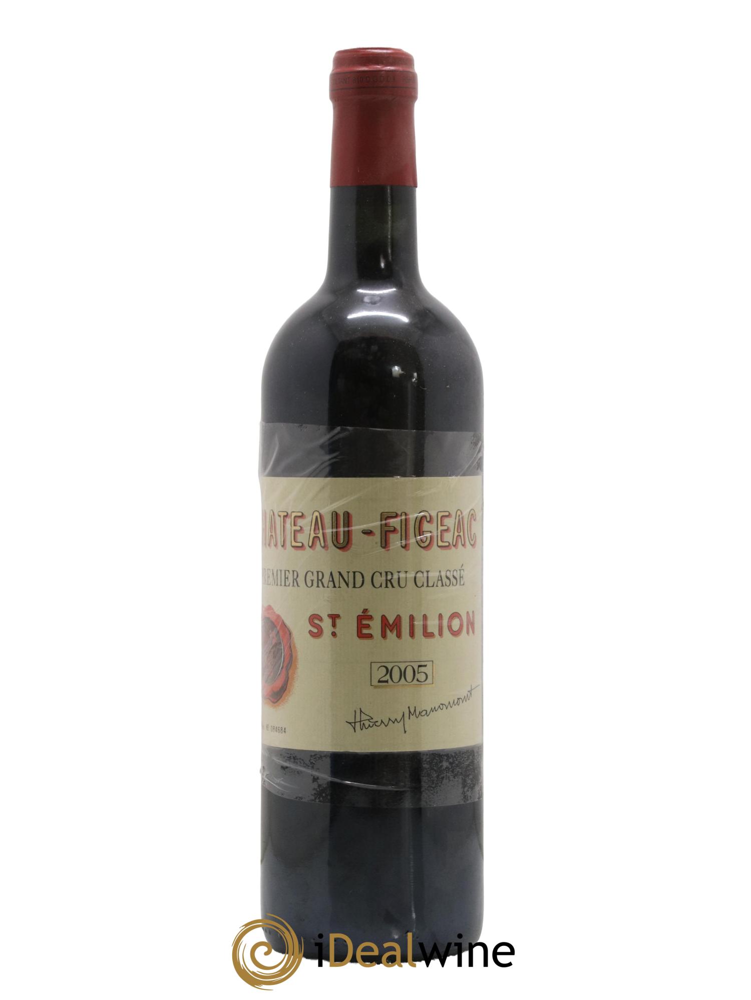 Château Figeac 1er Grand Cru Classé A 2005 - Lot de 1 bouteille - 0