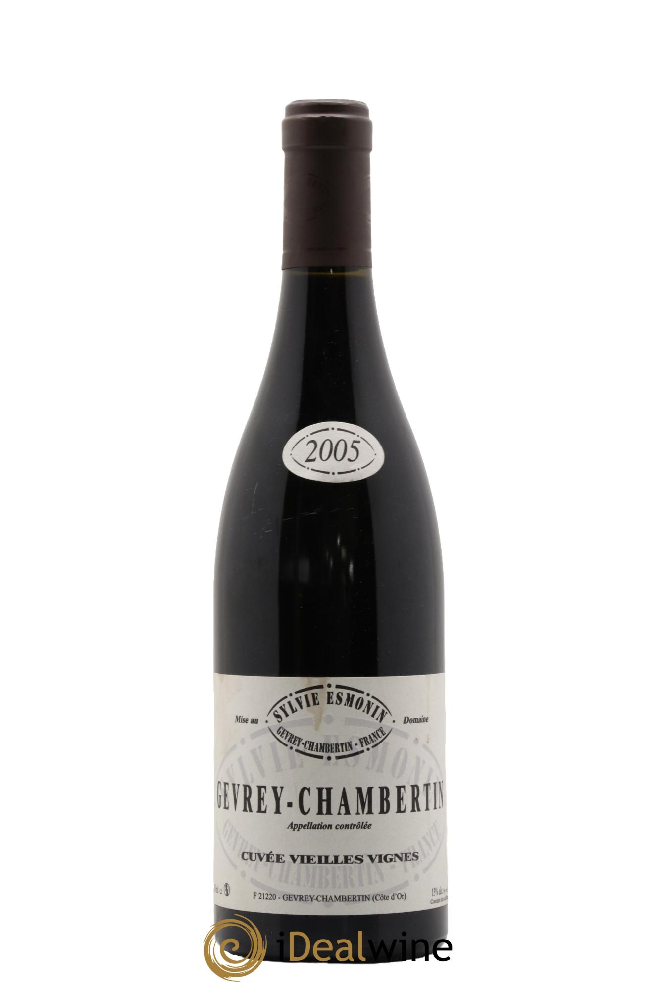 Gevrey-Chambertin Vieilles Vignes Sylvie Esmonin 2005 - Lot de 1 bouteille - 0