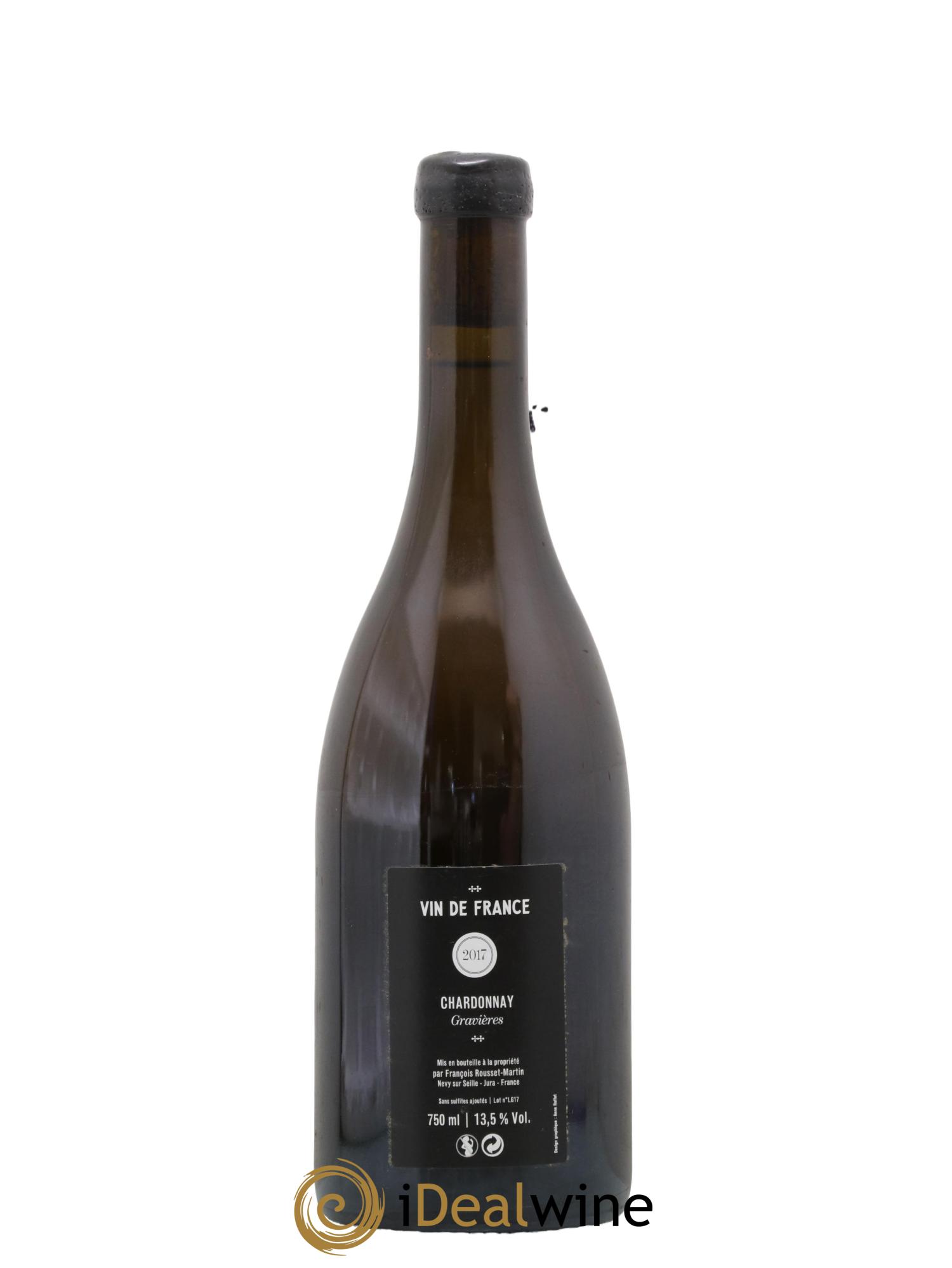 Vin de France Gravières François Rousset Martin 2017 - Lot de 1 bouteille - 1