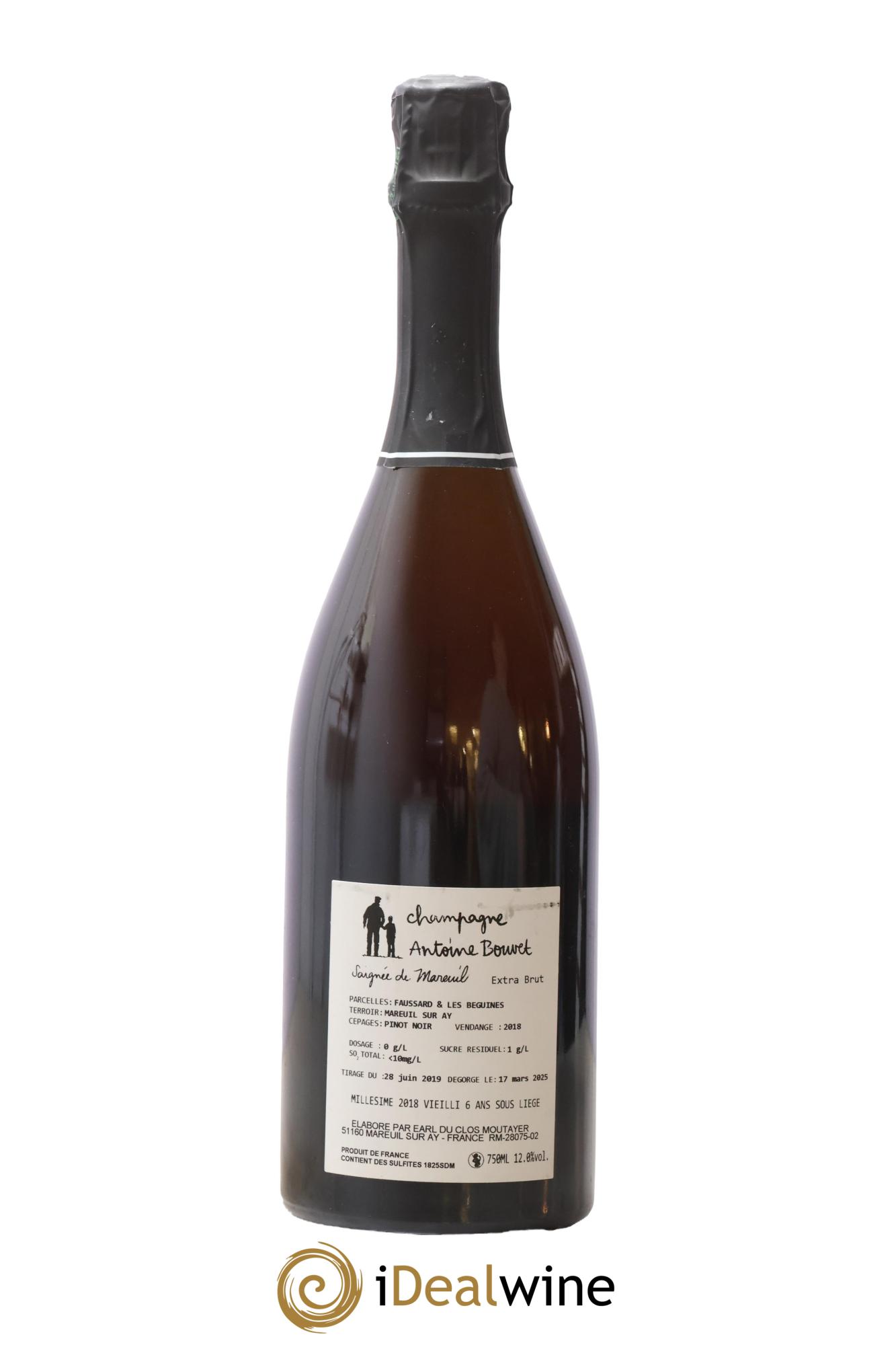 Rosé de Saignée Antoine Bouvet 2018 - Lot de 1 bouteille - 1