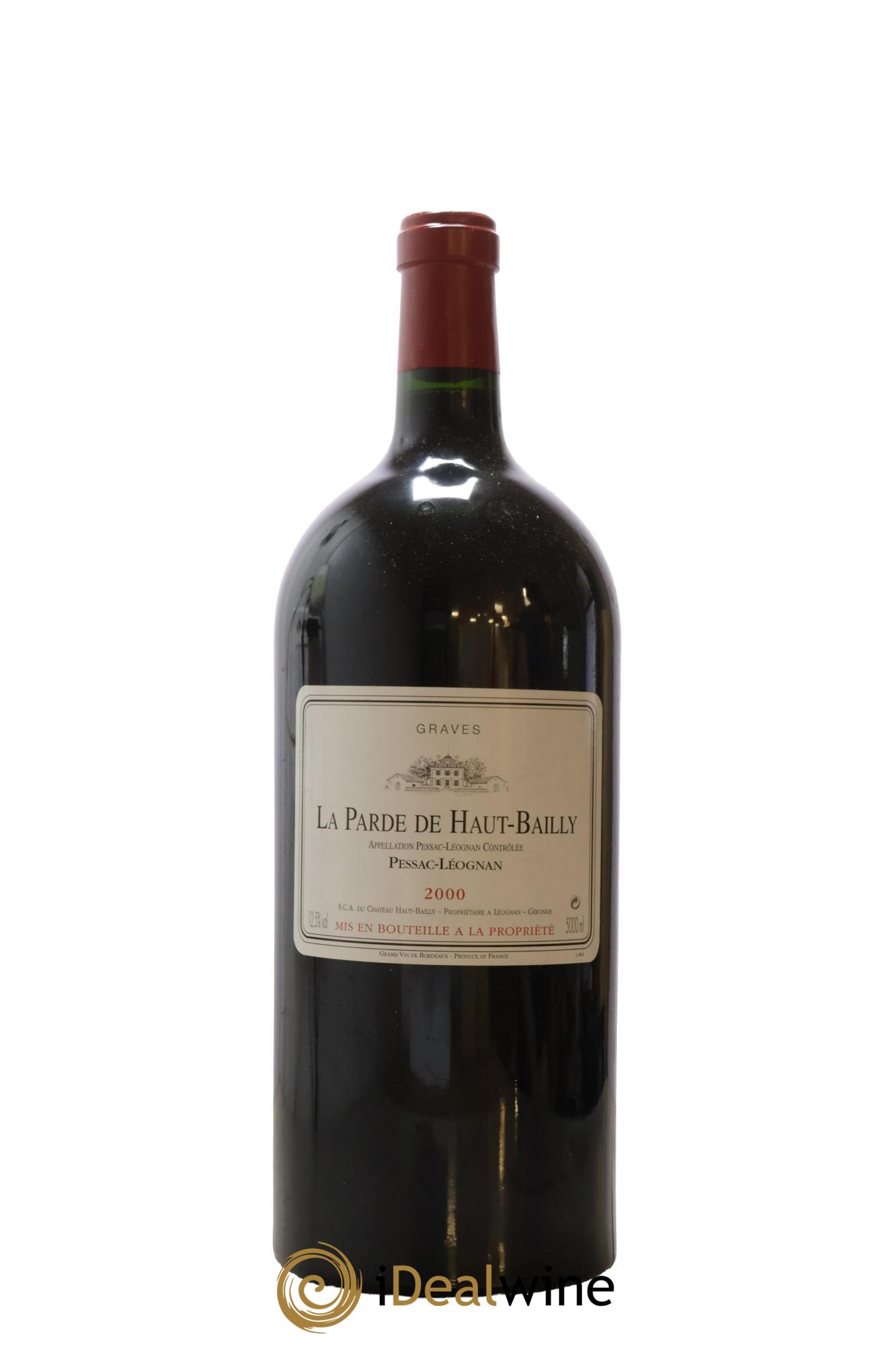 Haut Bailly II (Anciennement La Parde de Haut-Bailly) Second Vin 2000 - Lot de 1 jeroboam - 0