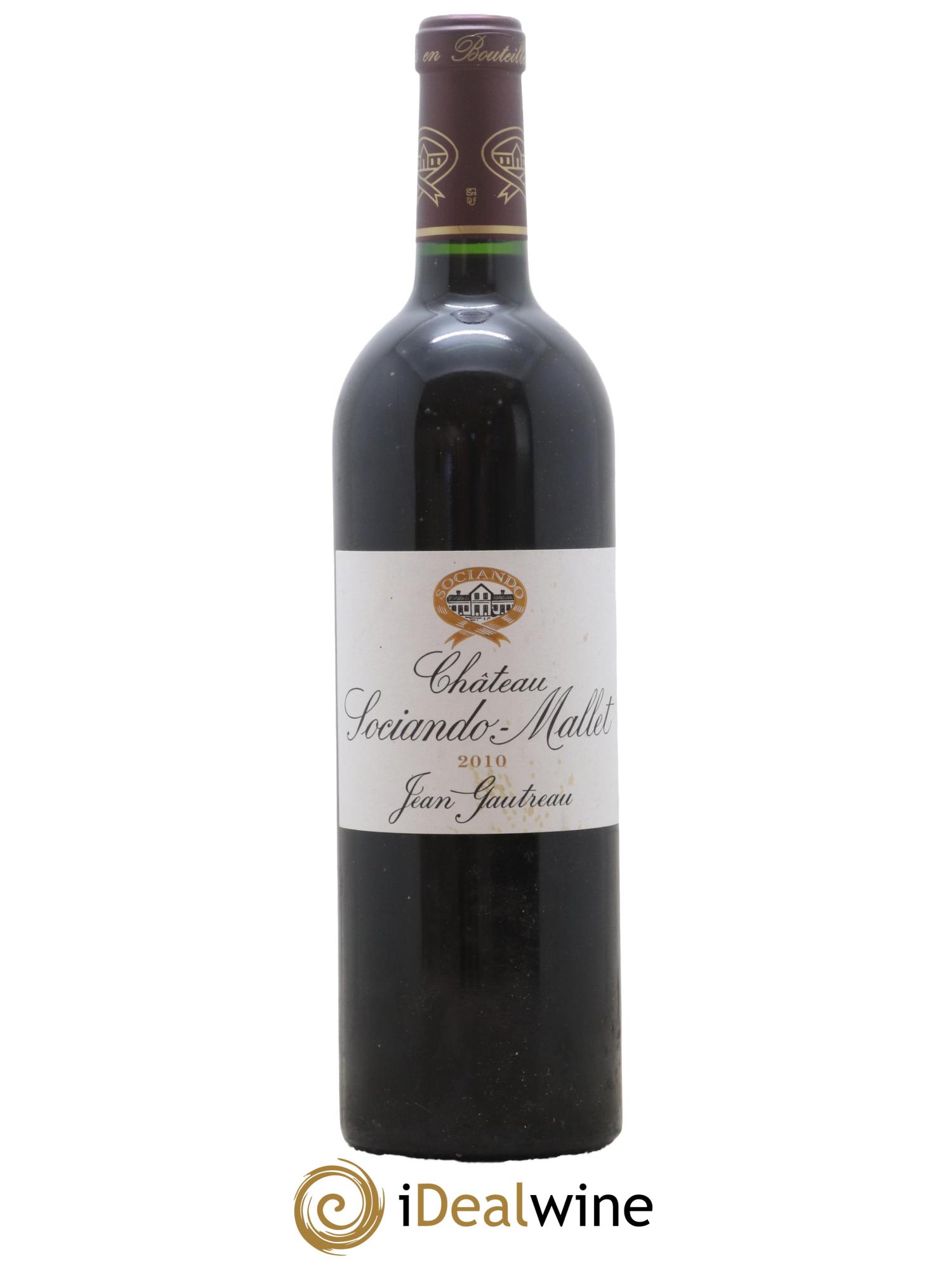 Château Sociando Mallet 2010 - Lot de 1 bouteille - 0