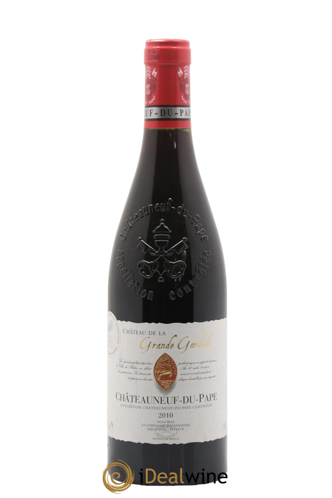Châteauneuf-du-Pape Château De La Grande Gardiole 2010 - Lot of 1 bottle - 0