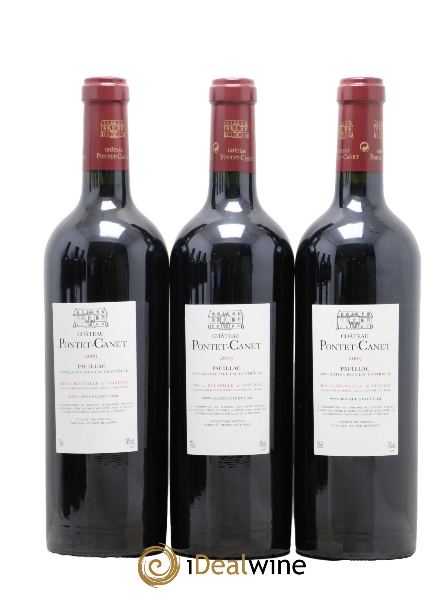 Château Pontet Canet 5ème Grand Cru Classé 2009 - Lot de 6 bouteilles - 2