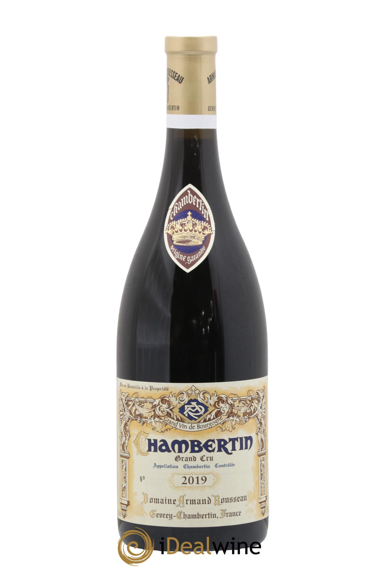 Chambertin Grand Cru Armand Rousseau (Domaine) 2019 - Lot de 1 bouteille - 0