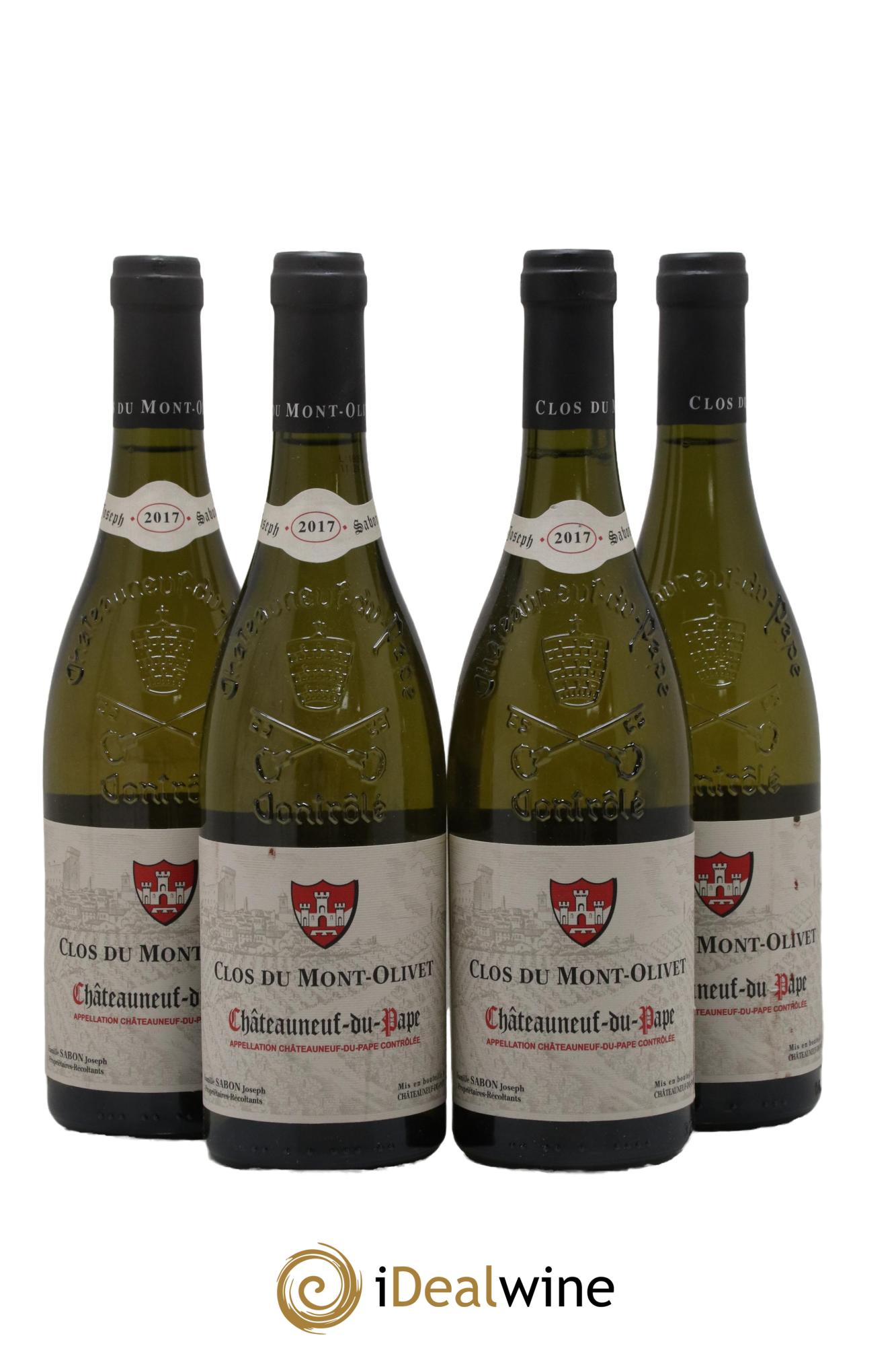 Châteauneuf-du-Pape Clos du Mont-Olivet 2017 - Lot de 4 bouteilles - 0