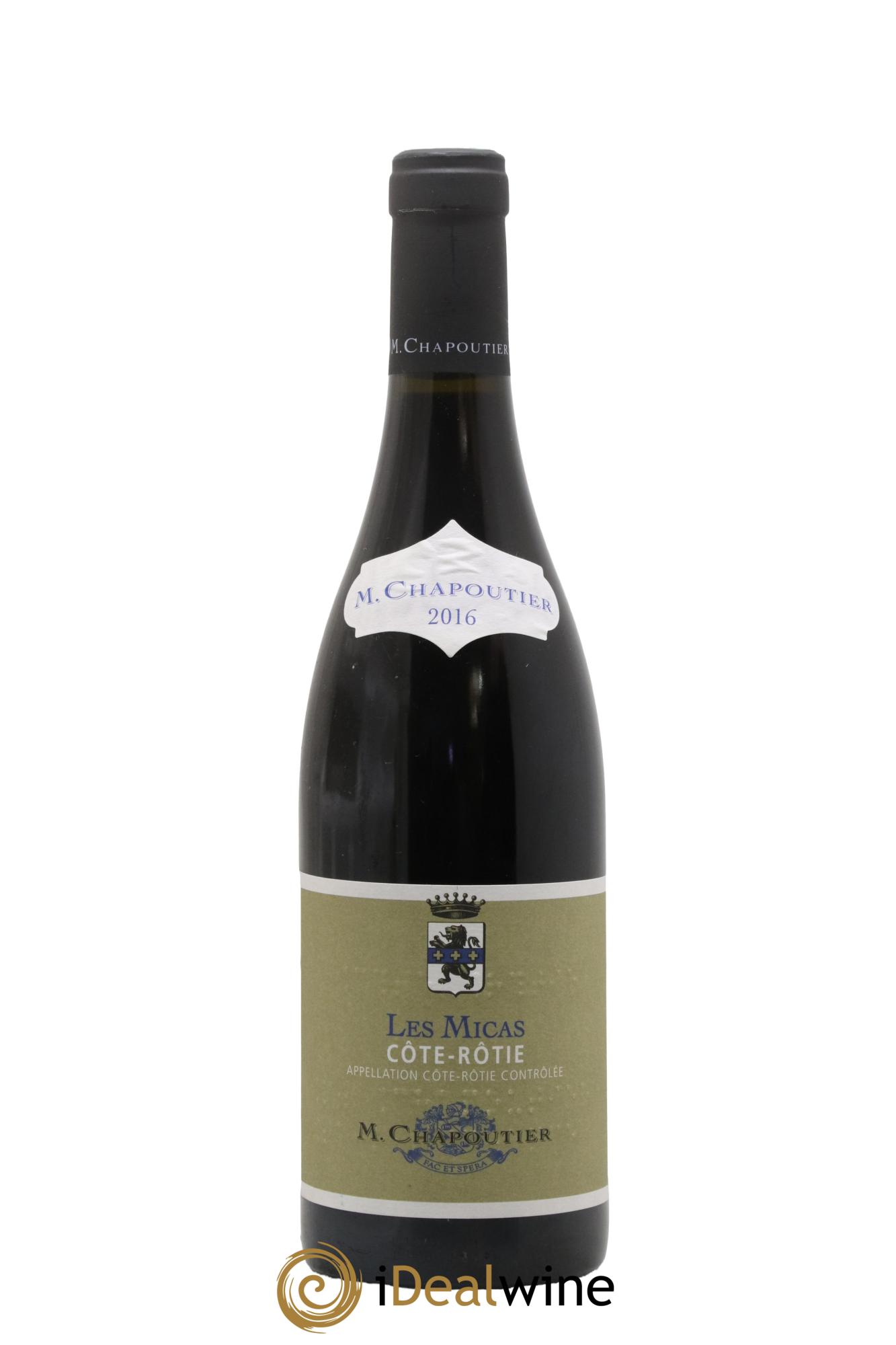 Côte-Rôtie Les Micas Chapoutier 2016 - Lot of 1 bottle - 0