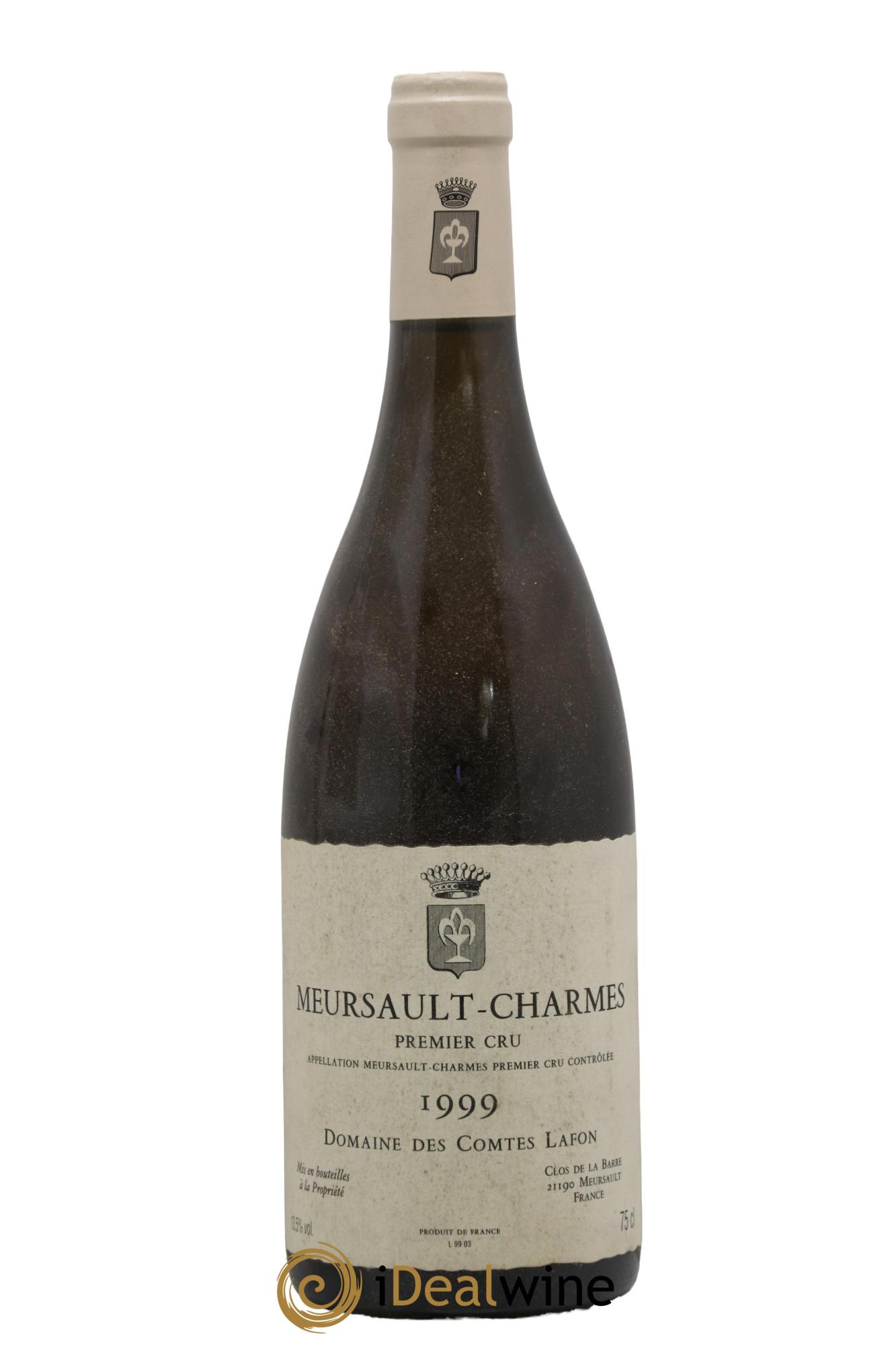 Meursault 1er Cru Charmes Comtes Lafon (Domaine des) 1999 - Posten von 1 Flasche - 0