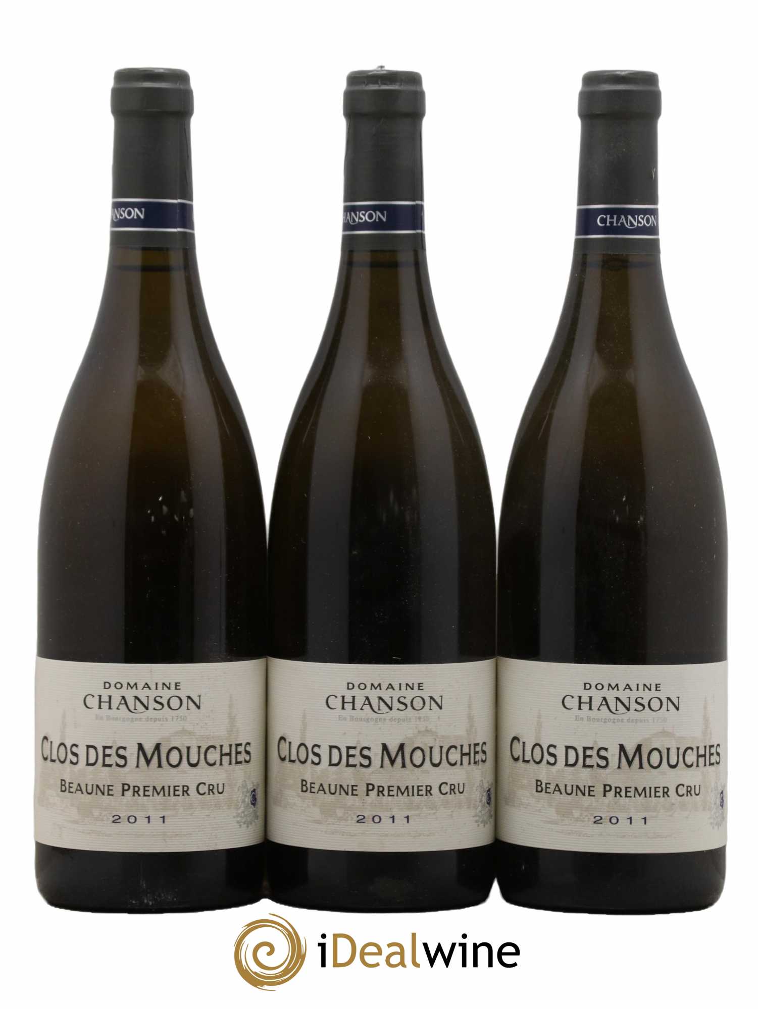 Beaune 1er Cru Clos des Mouches Chanson 2011 - Lotto di 3 bottiglie - 0