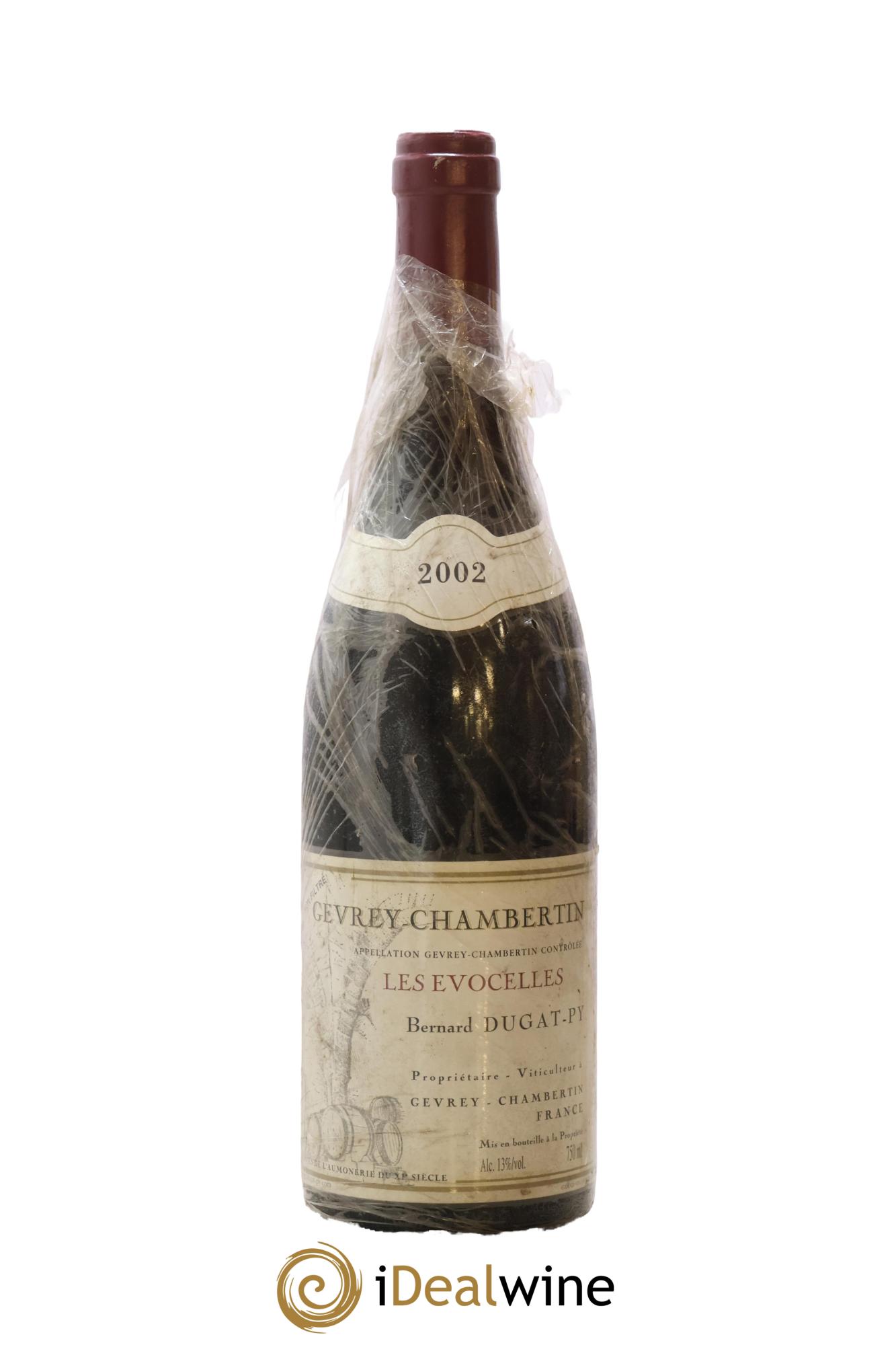 Gevrey-Chambertin Les Evocelles Bernard Dugat-Py 2002 - Posten von 1 Flasche - 0