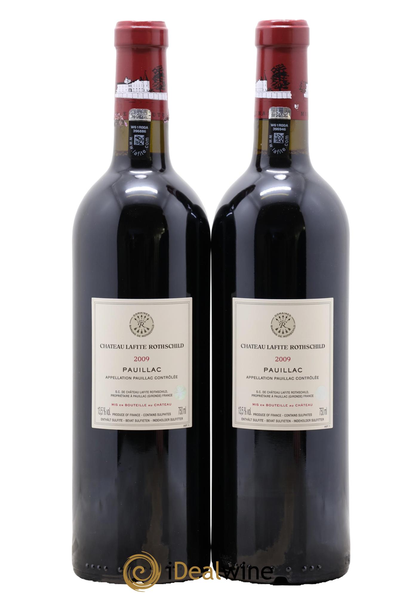 Château Lafite Rothschild 1er Grand Cru Classé 2009 - Posten von 2 Flaschen - 1