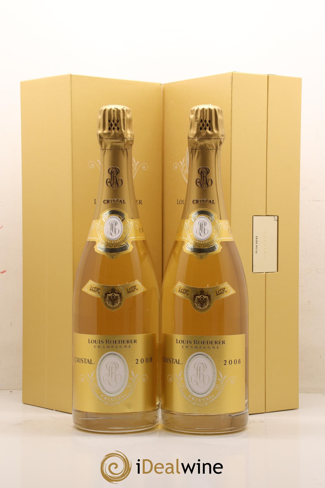 Cristal Louis Roederer 2008 - Lot de 2 bouteilles - 0