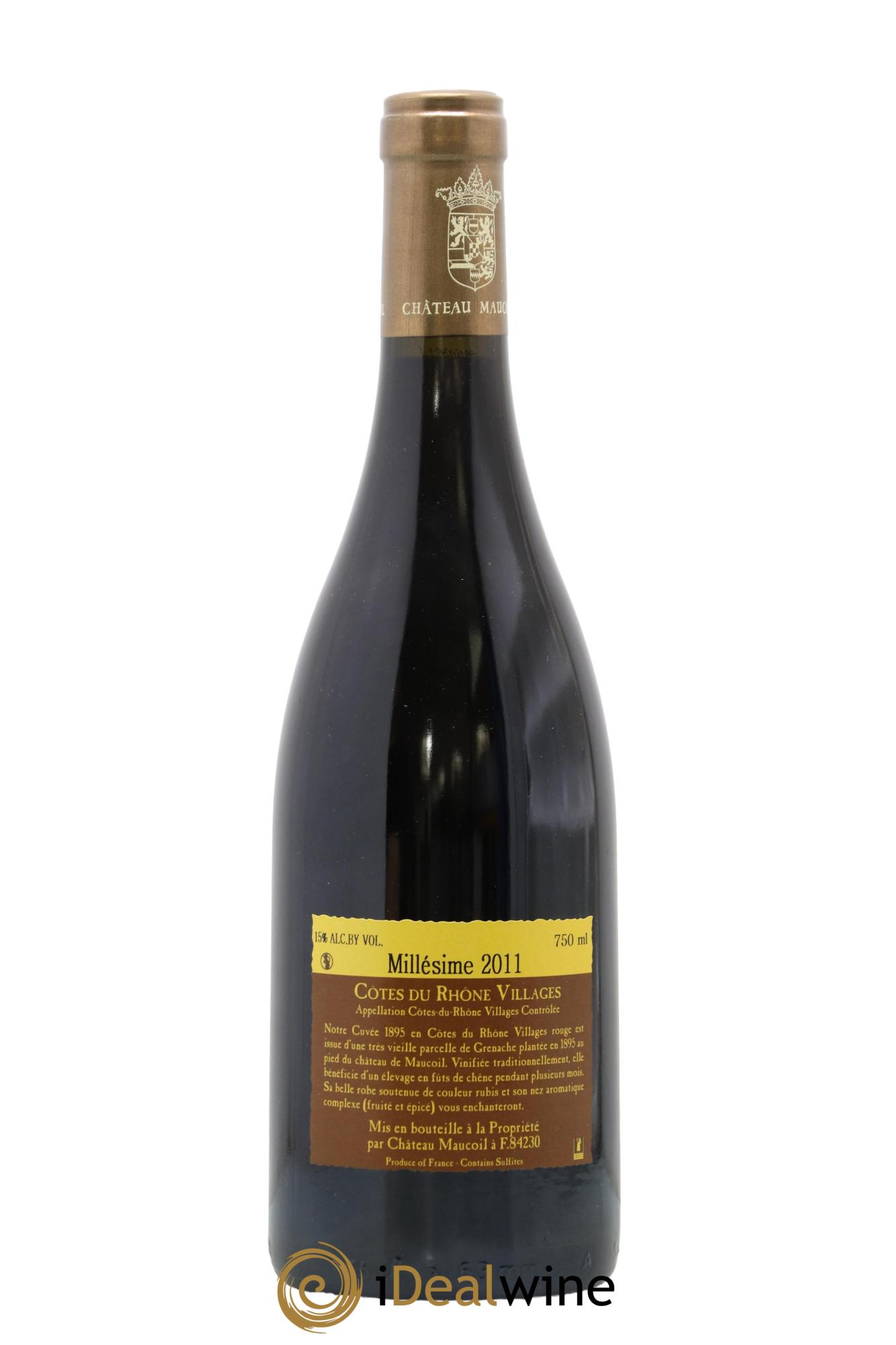 Côtes-du-Rhône Villages Vieilles Vignes 1895 Château Maucoil 2011 - Posten von 1 Flasche - 1