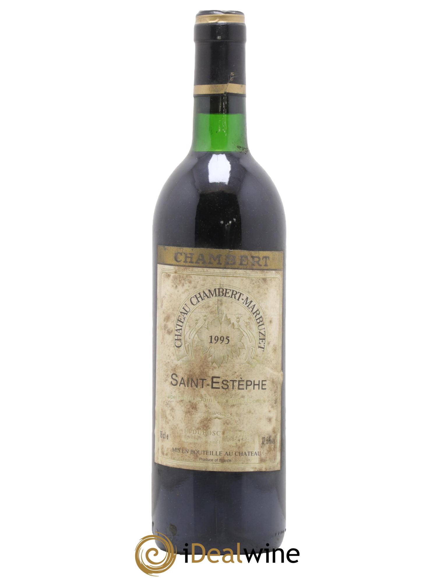 Château Chambert-Marbuzet Cru Bourgeois 1995 - Lot de 1 bouteille - 0