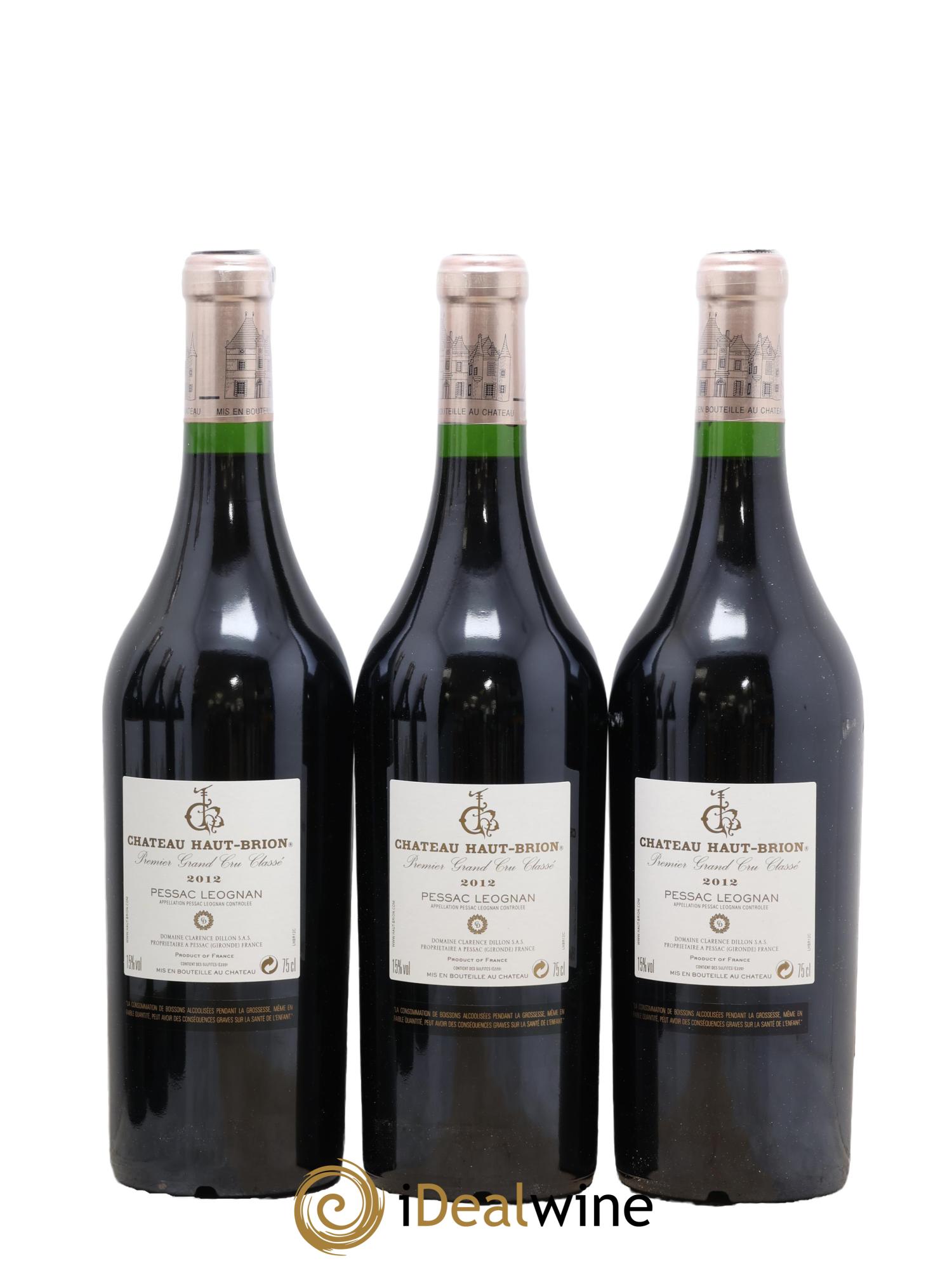 Château Haut Brion 1er Grand Cru Classé 2012 - Lotto di 6 bottiglie - 2
