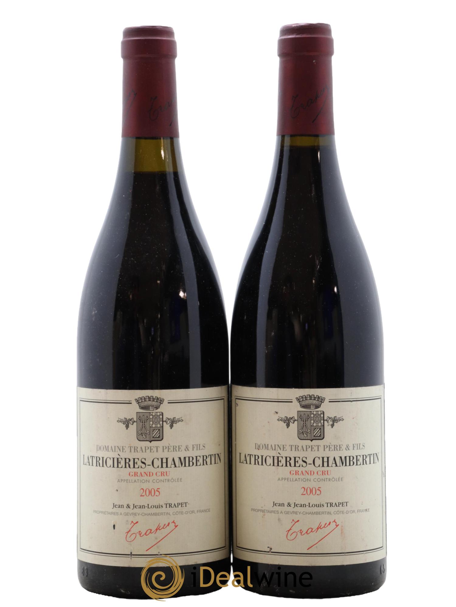 Latricières-Chambertin Grand Cru Domaine Trapet 2005 - Posten von 2 Flaschen - 0