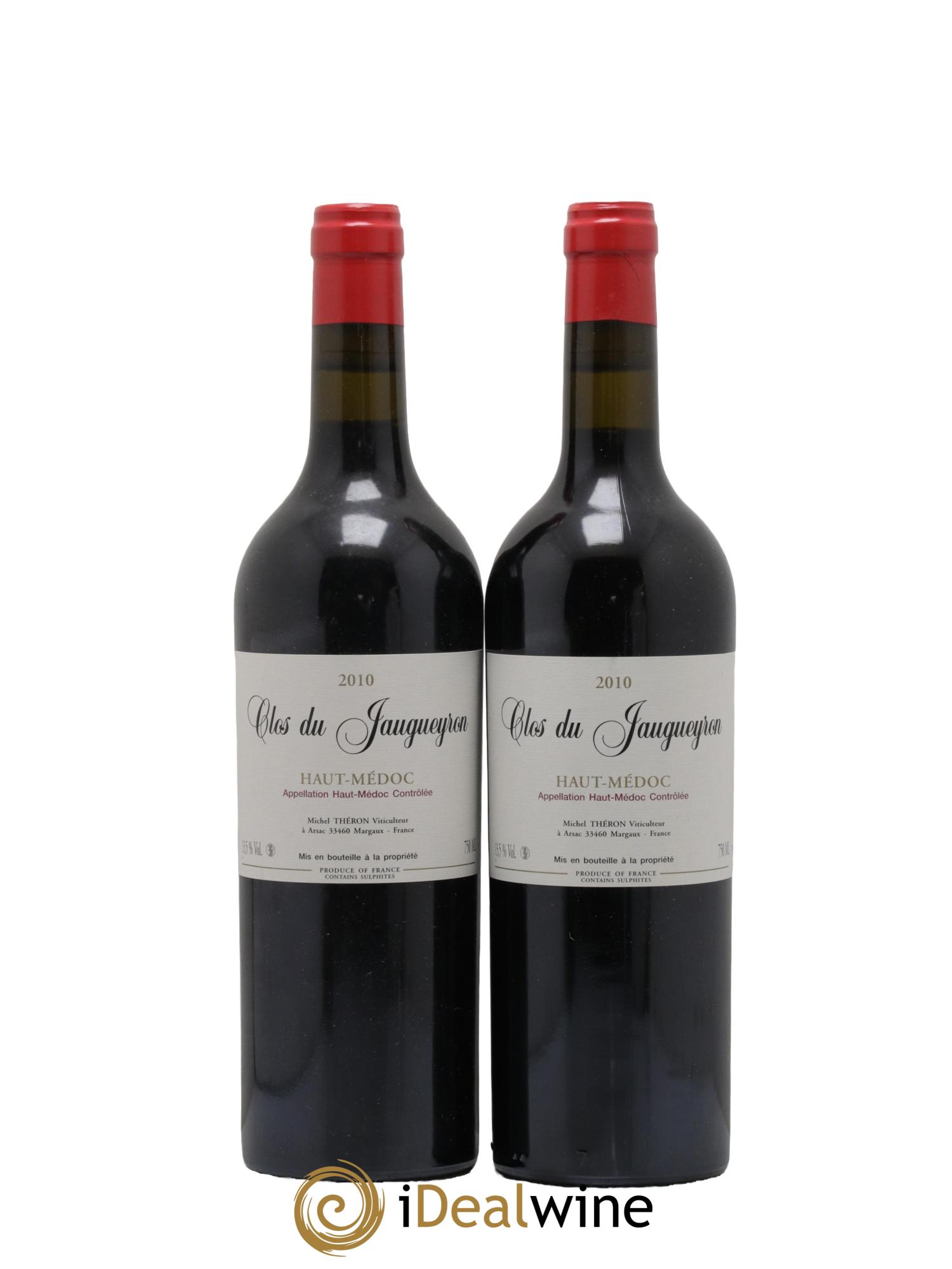 Clos du Jaugueyron 2010 - Lot de 2 bouteilles - 0