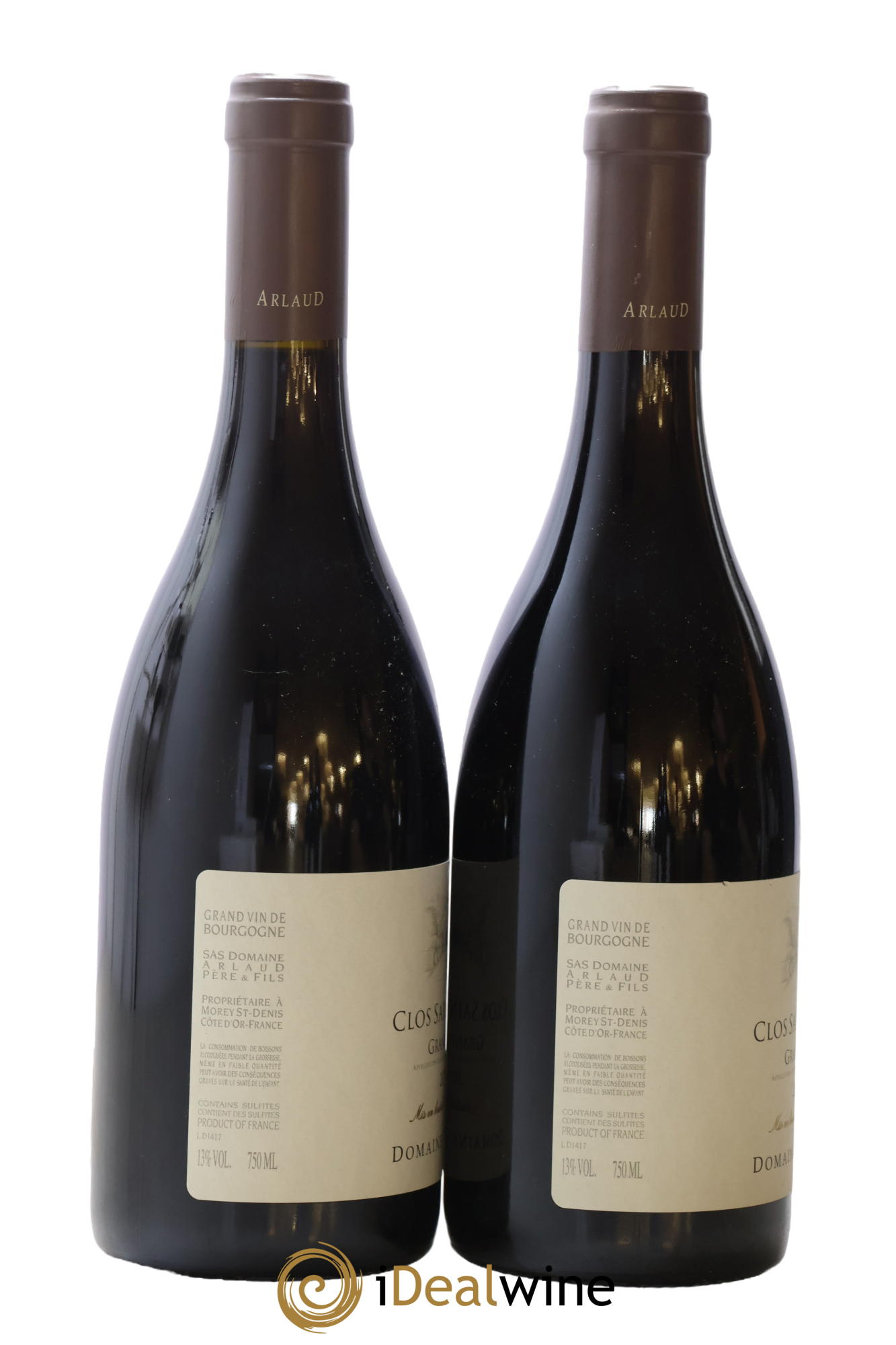 Clos Saint-Denis Grand Cru Arlaud 2014 - Lot de 2 bouteilles - 1