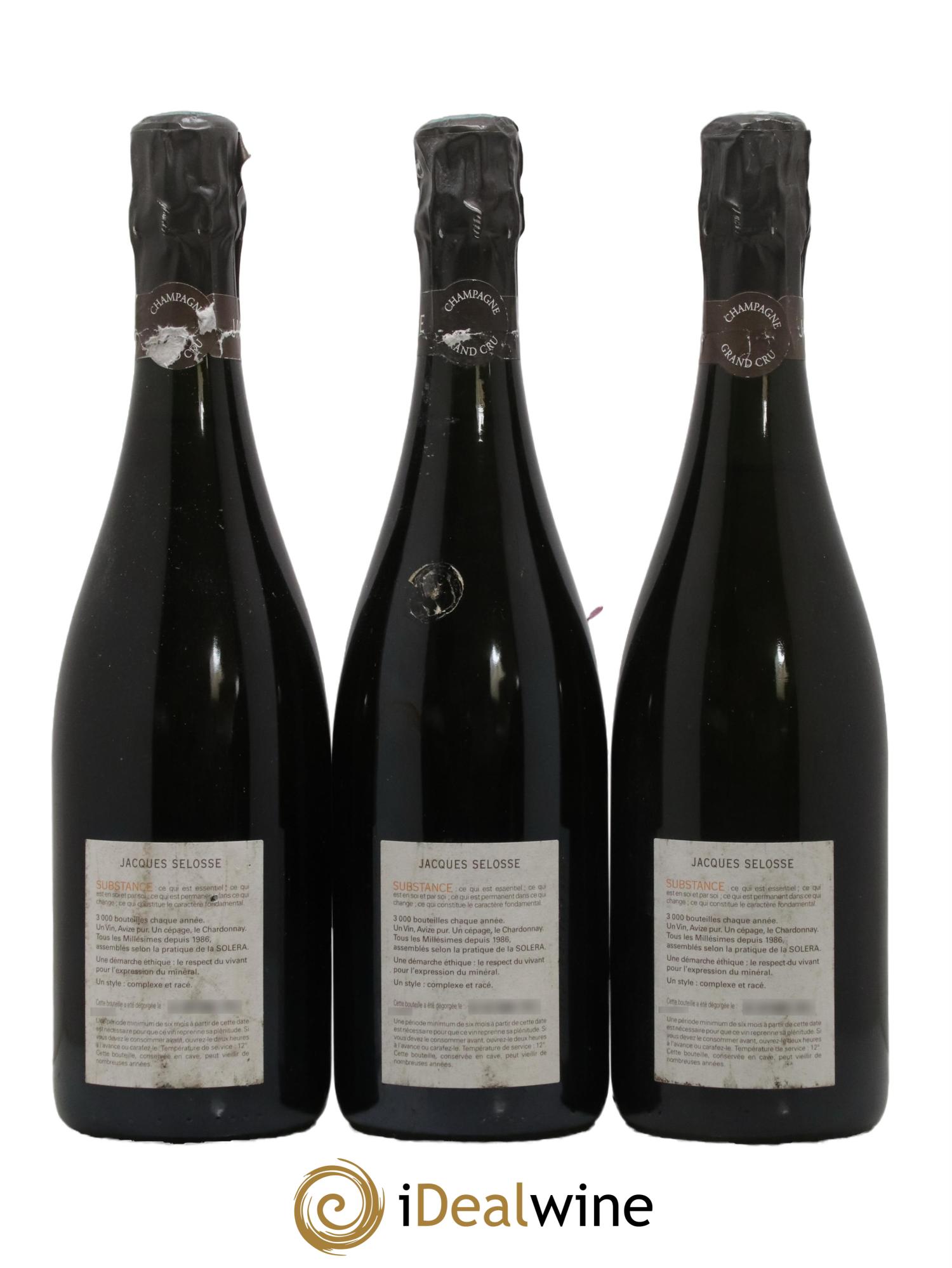 Substance Jacques Selosse - Lot de 3 bouteilles - 1