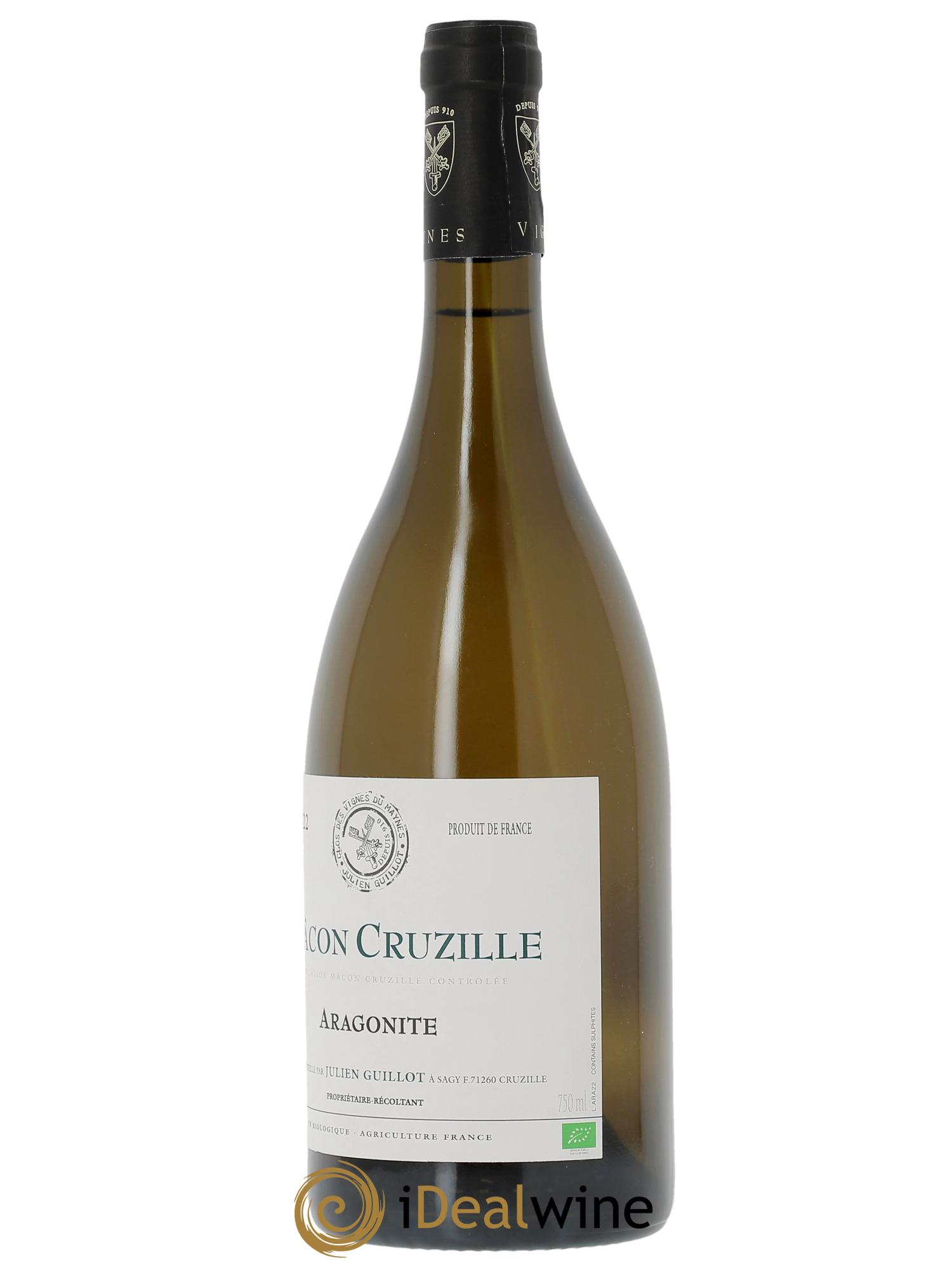 Mâcon Cruzille Aragonite Les Vignes du Maynes 2022 - Lot de 1 bouteille - 1