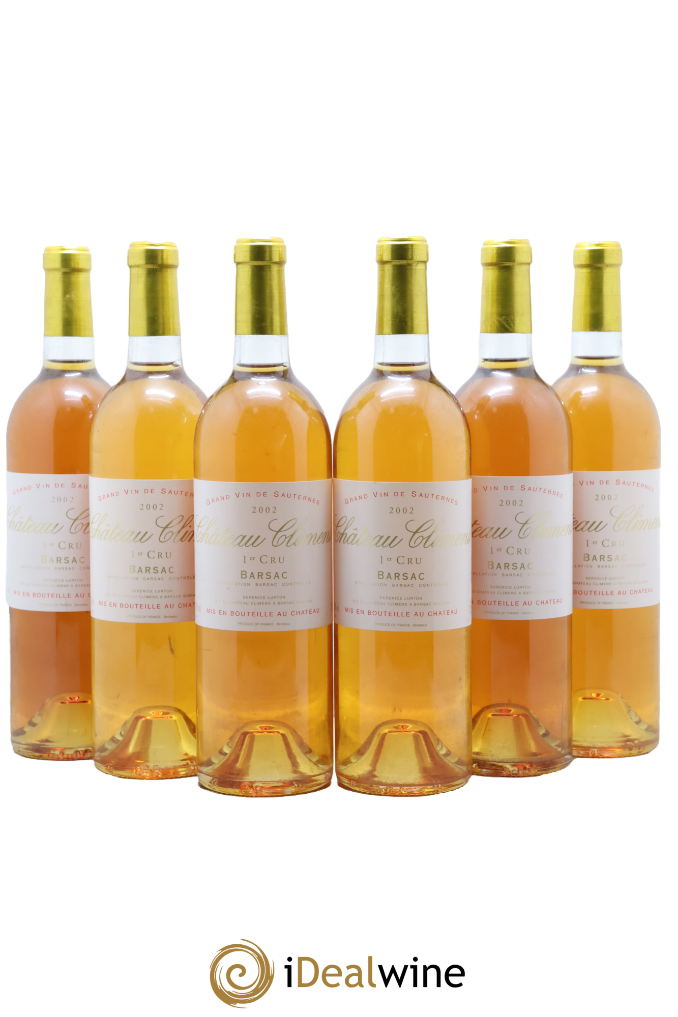 Château Climens 1er Grand Cru Classé 2002 - Lot de 6 bouteilles - 0